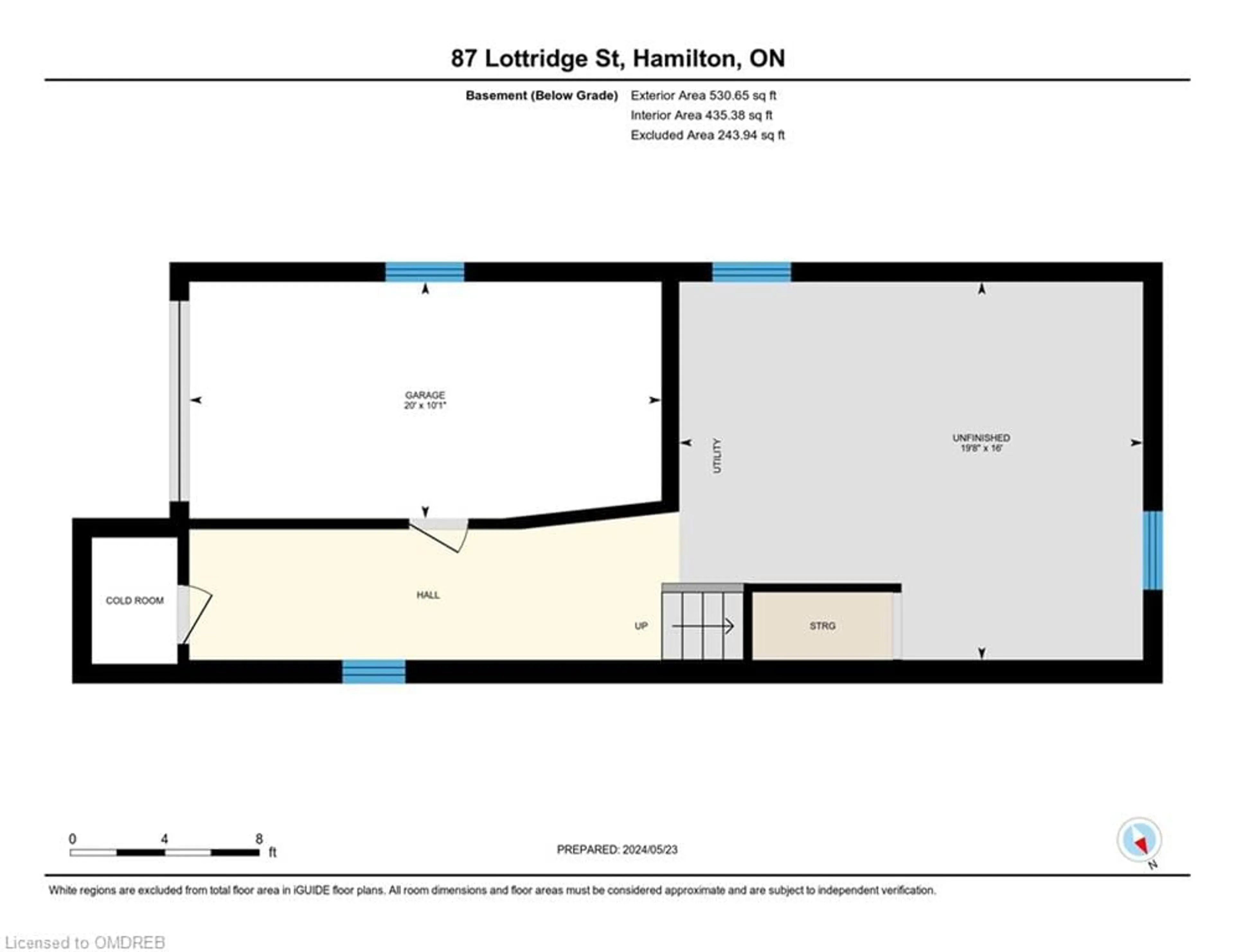 Floor plan for 87 Lottridge St, Hamilton Ontario L8L 6V1