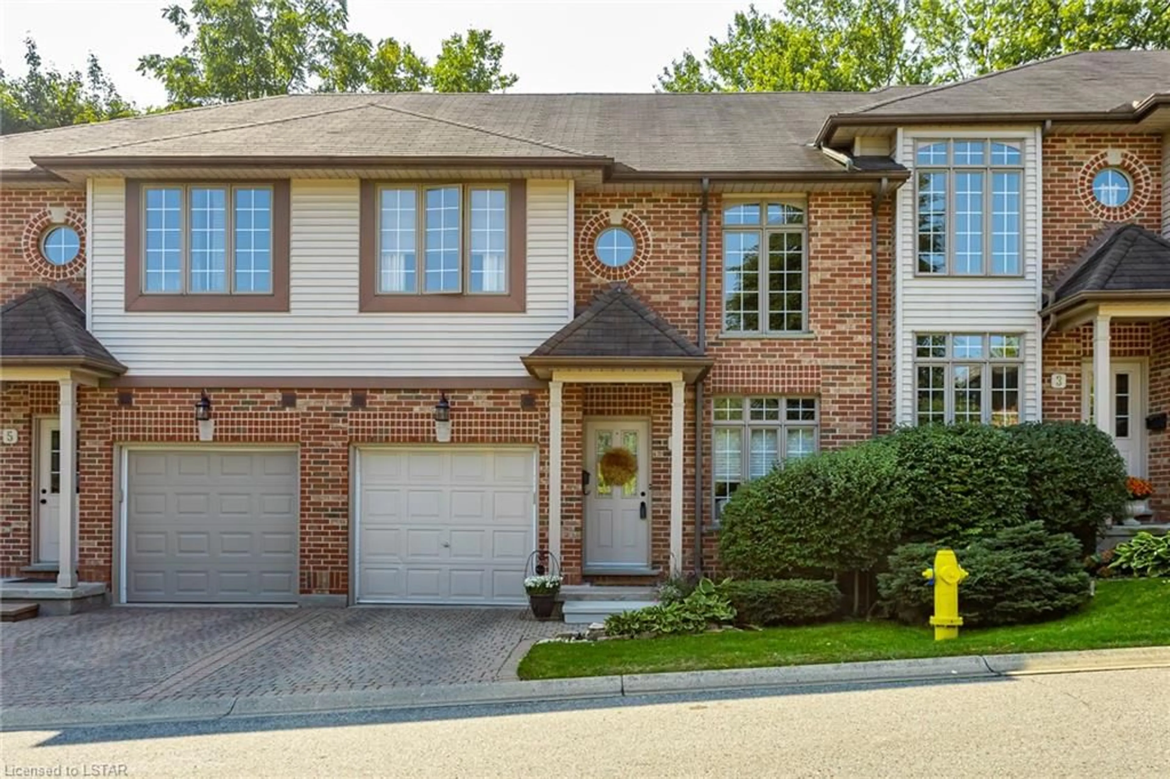 Home with brick exterior material for 499 Teeple Terr #4, London Ontario N6J 1T1