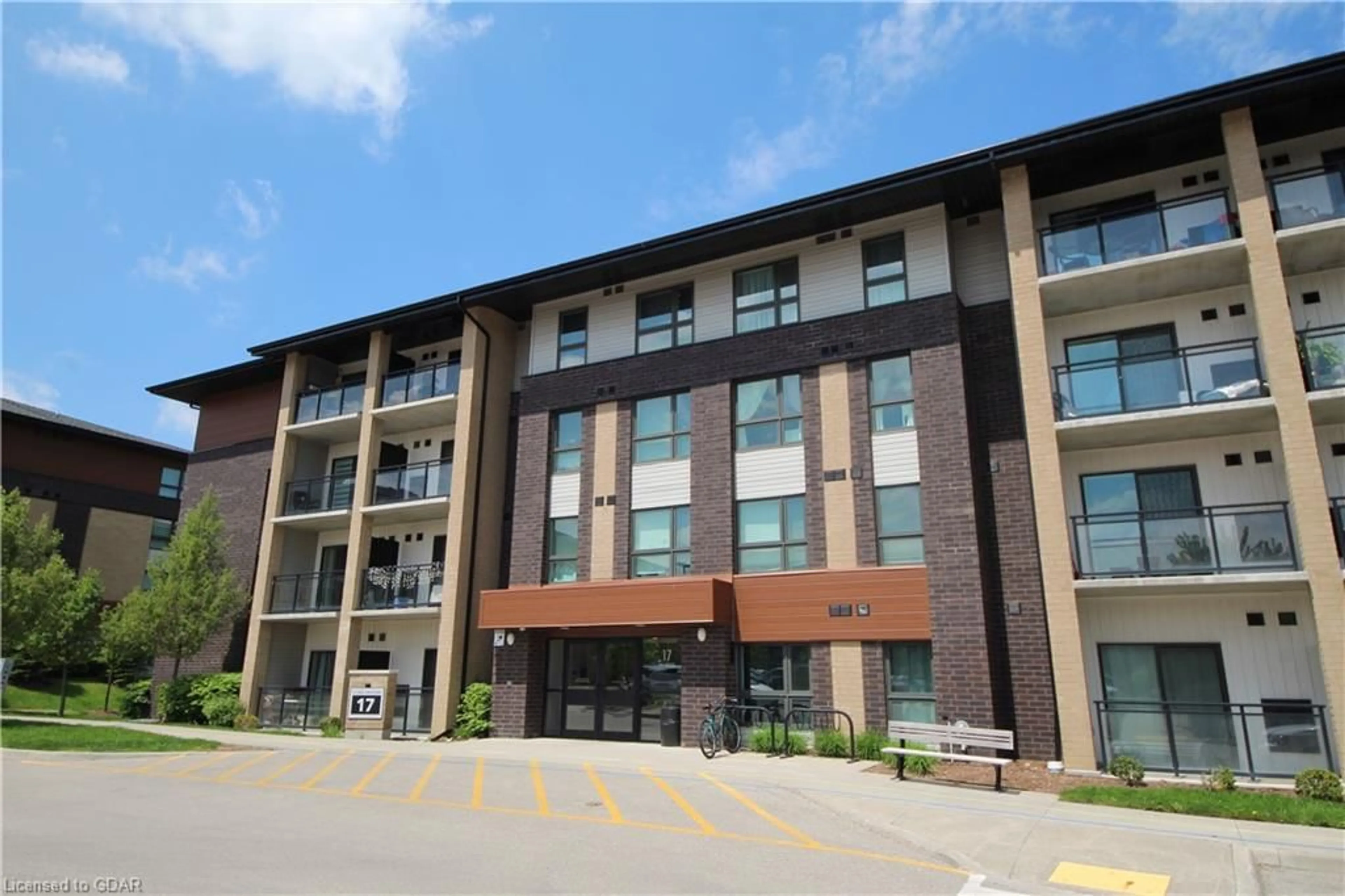 A pic from exterior of the house or condo for 17 Kay Cres #110, Guelph Ontario N1L 1H1
