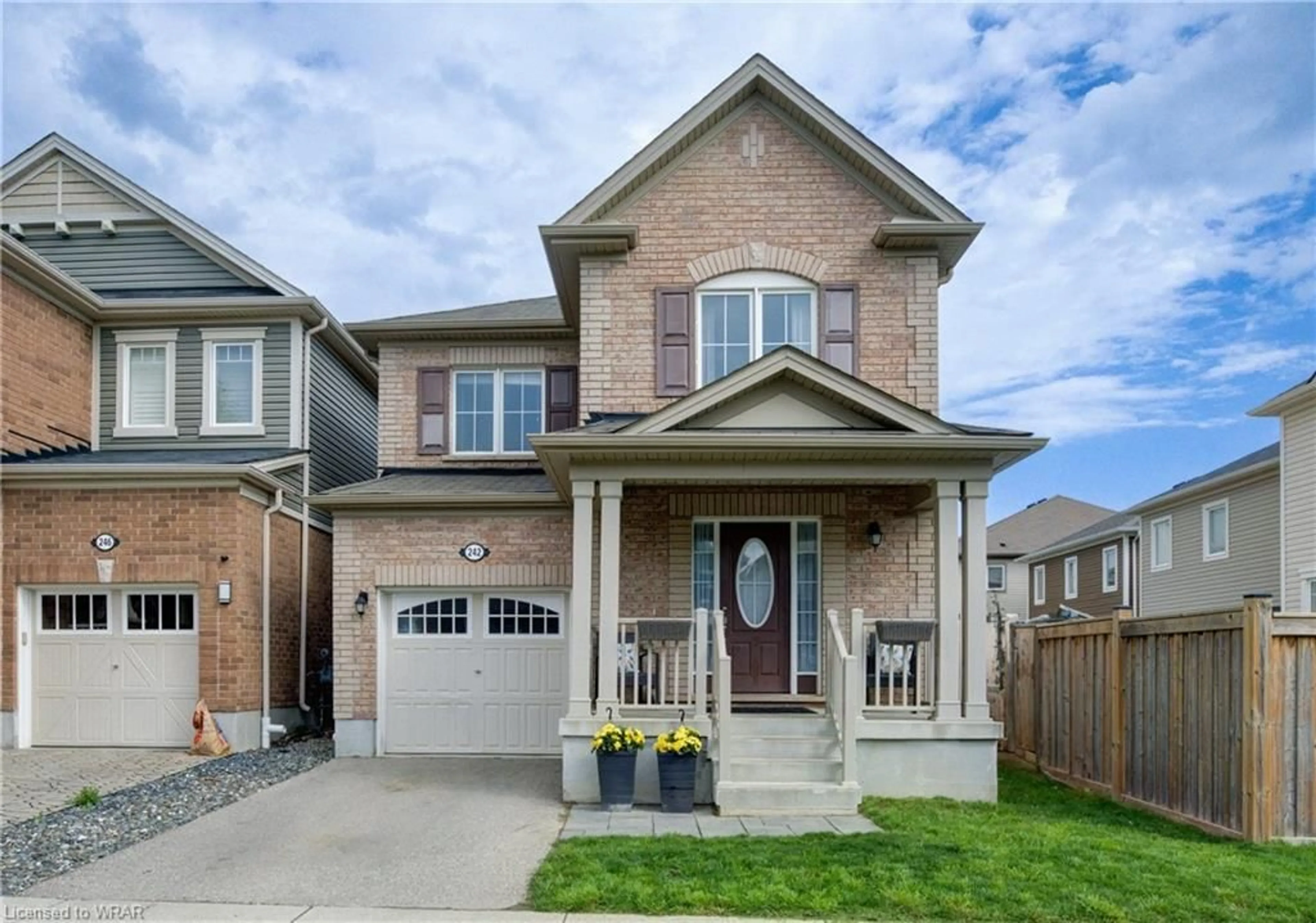 Frontside or backside of a home for 242 Pineglen Cres, Kitchener Ontario N2R 0G2