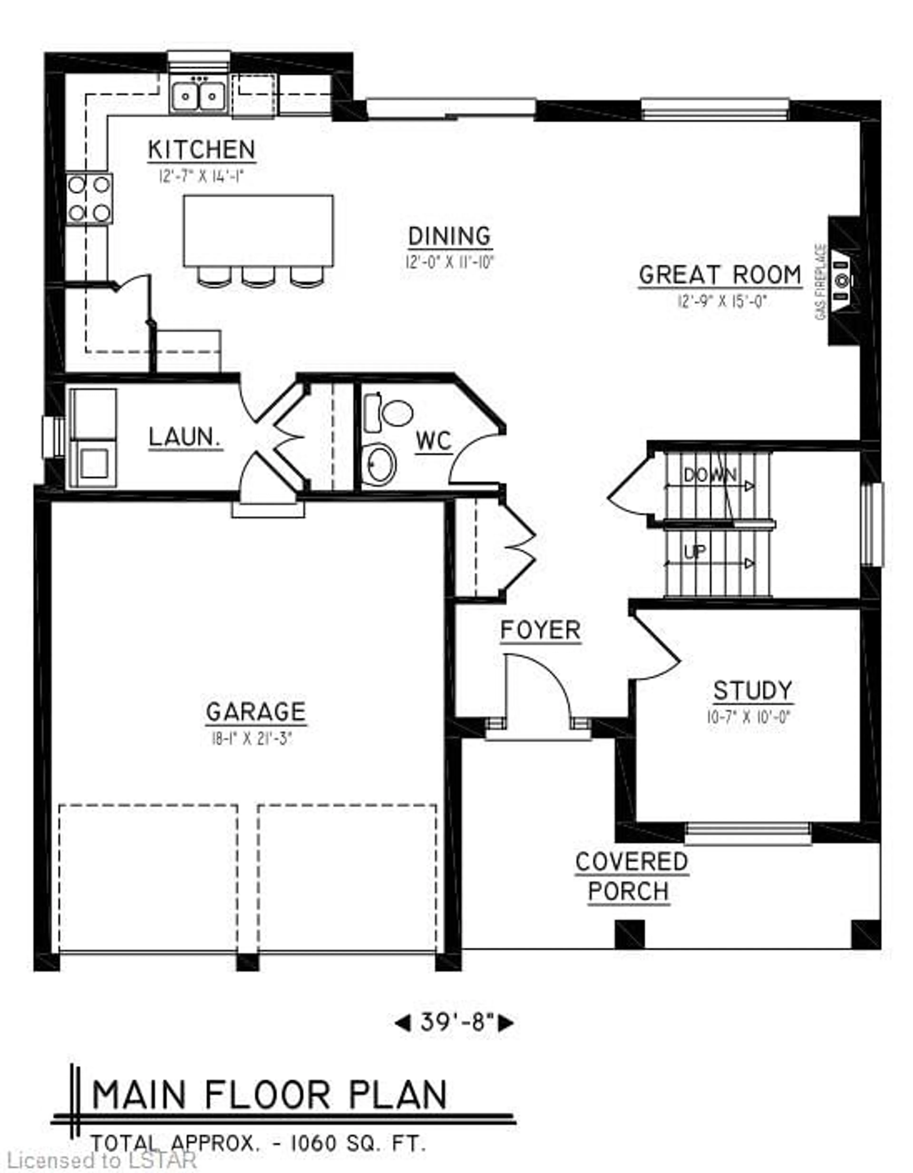 Floor plan for 127 Watts Dr, Lucan Ontario N0M 2J0