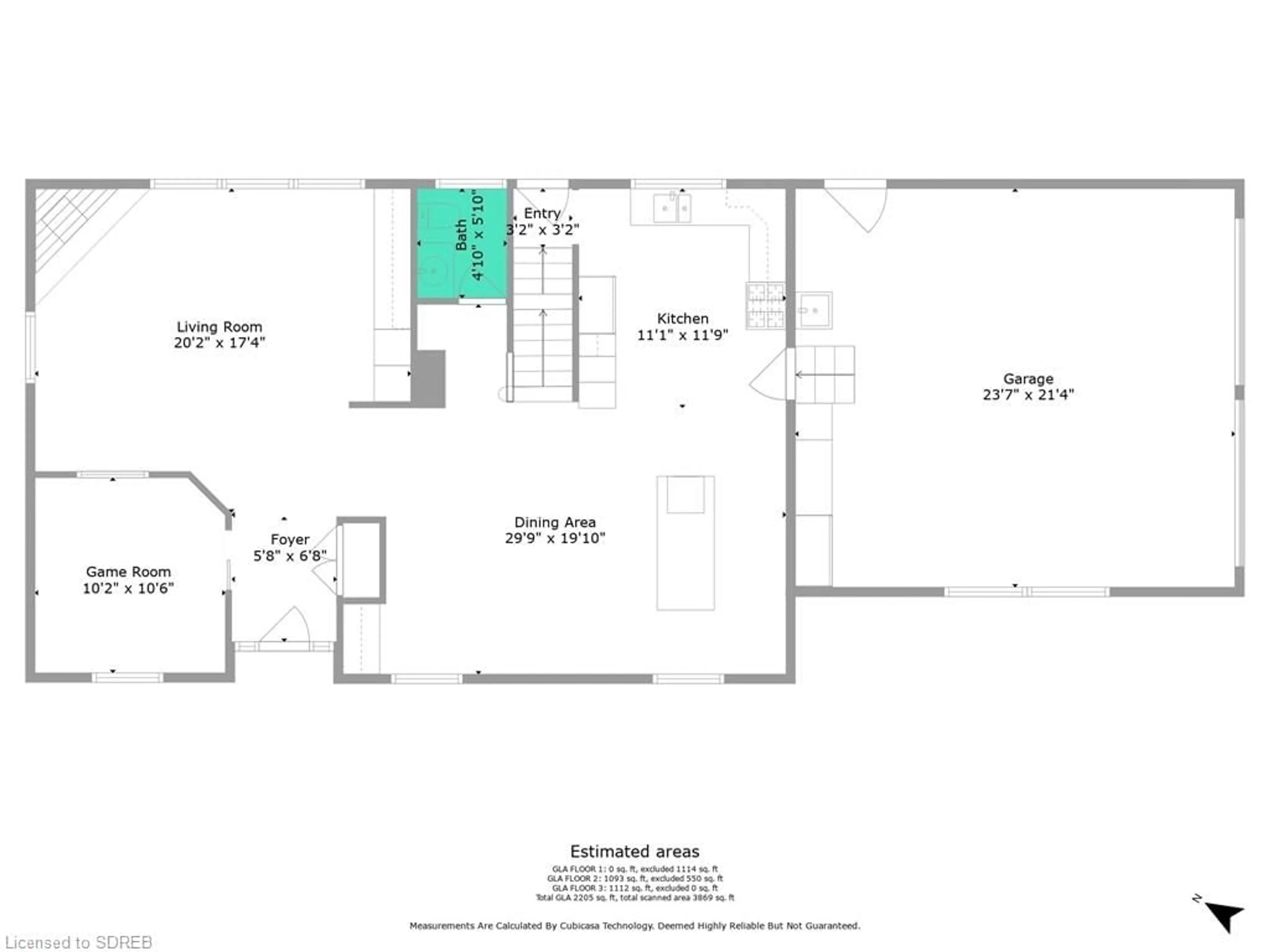 Floor plan for 10 St Ladislaus St, Courtland Ontario N0J 1E0