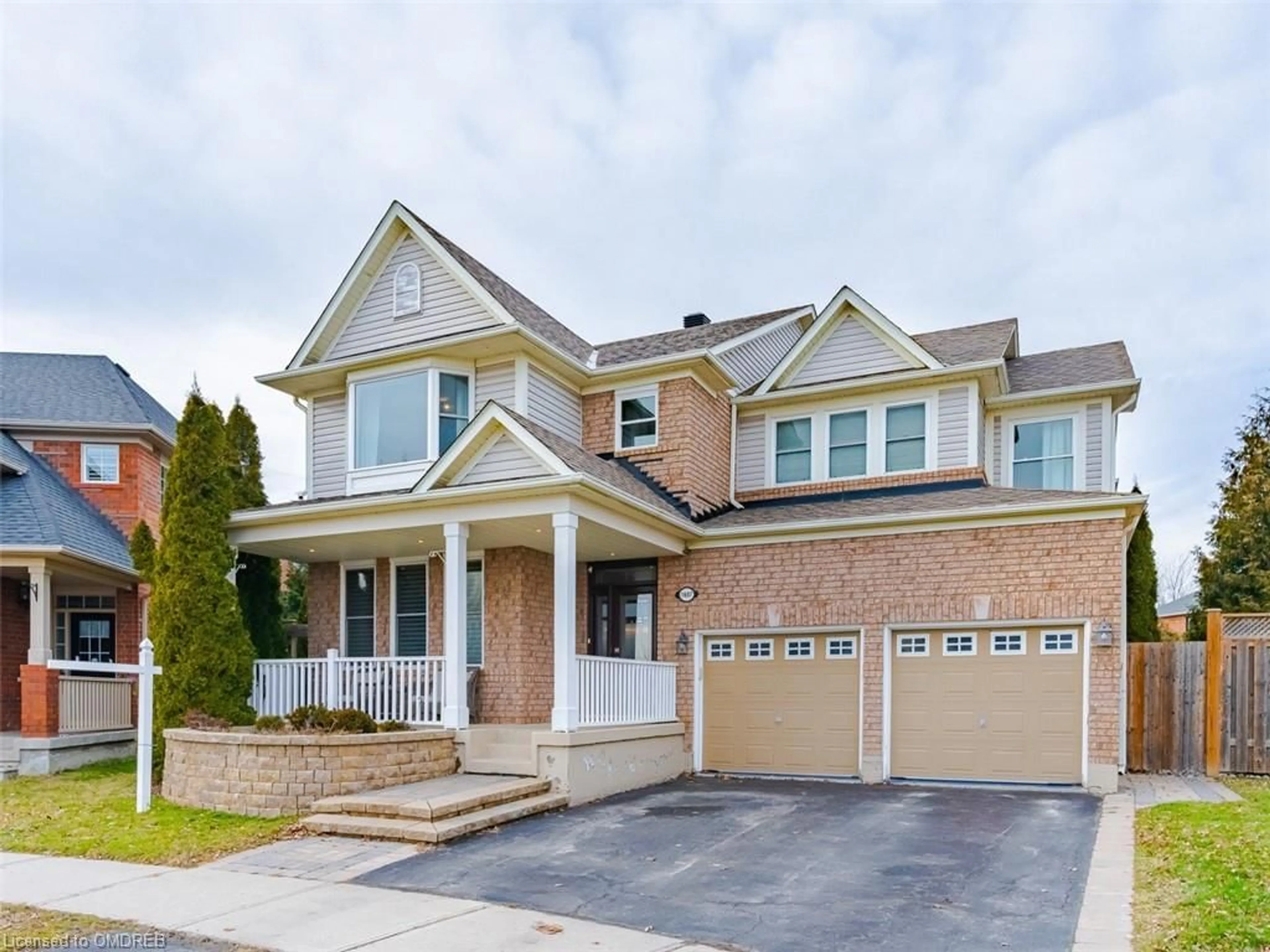 Home with brick exterior material for 1607 Arthurs Way, Milton Ontario L9T 6C9