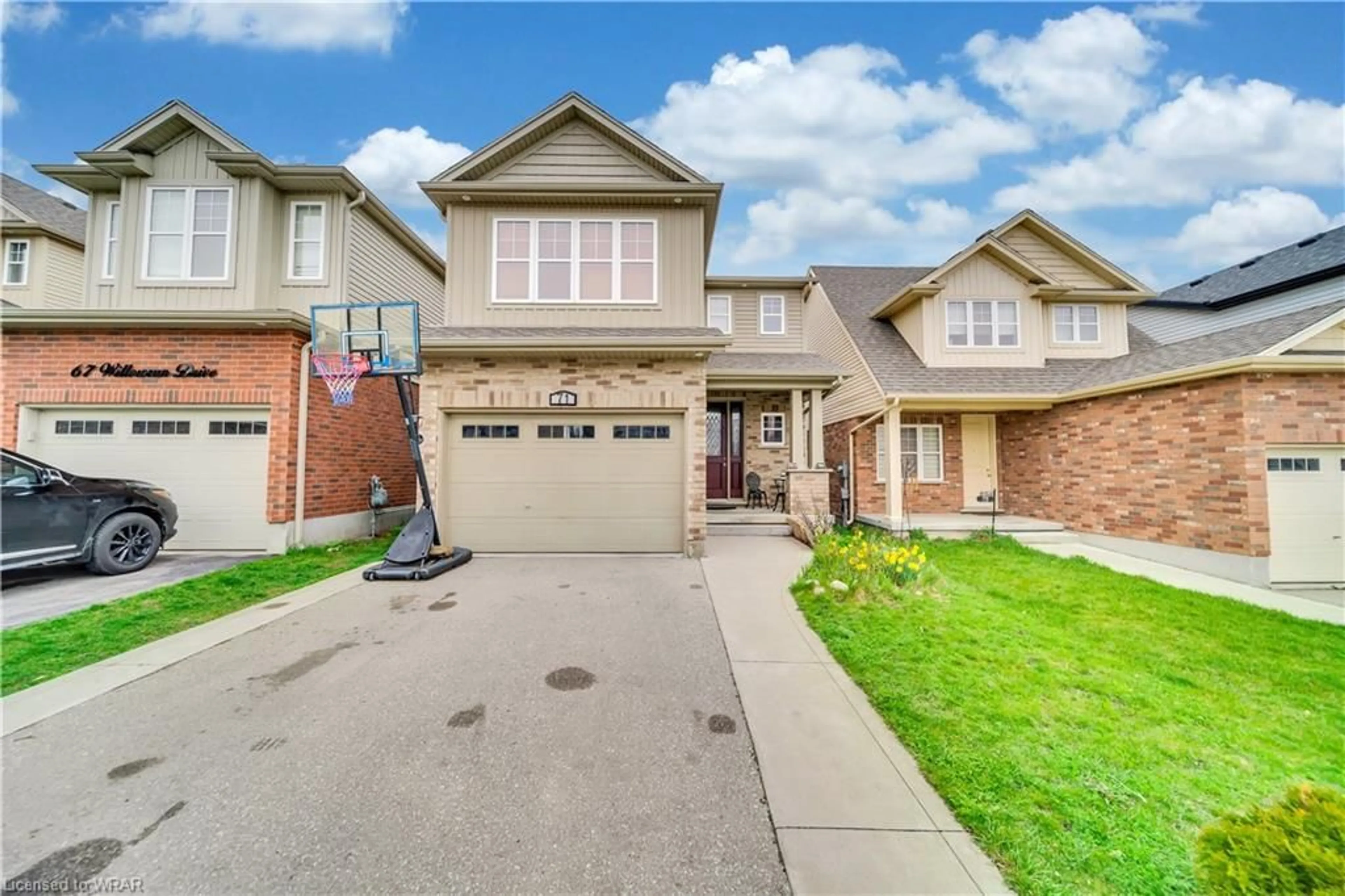 Frontside or backside of a home for 71 Willowrun Dr, Kitchener Ontario N2A 0H5