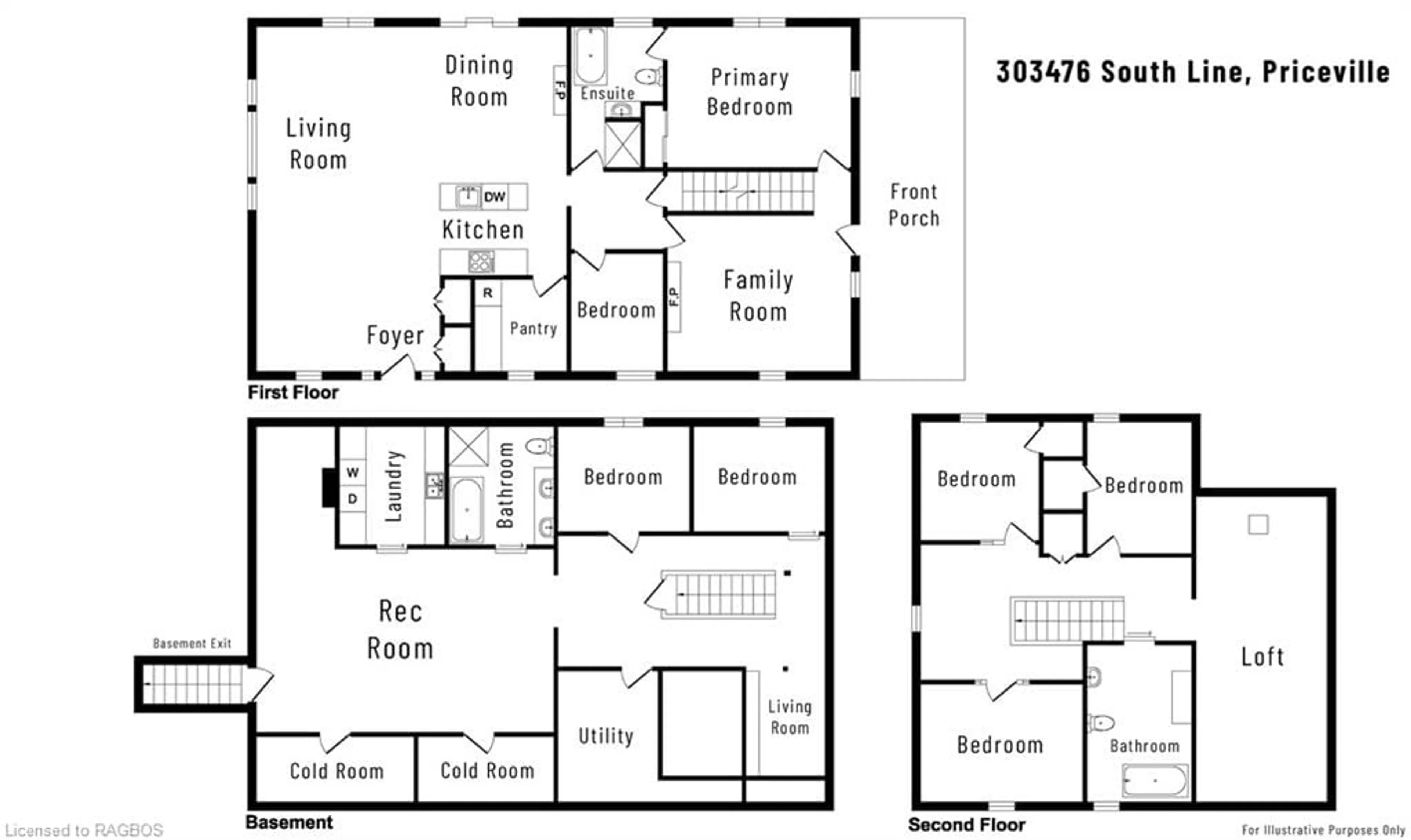 Floor plan for 303476 South Line, West Grey Ontario N0C 1K0