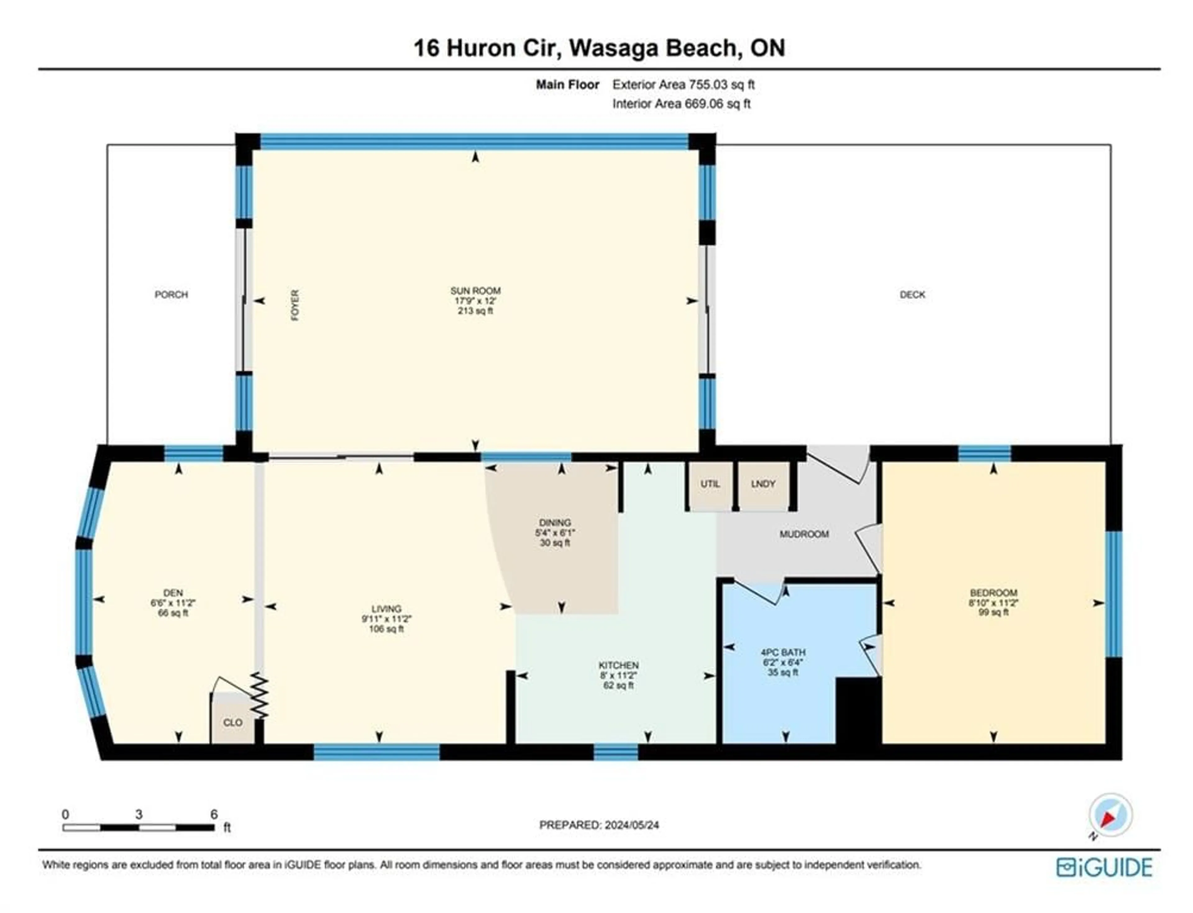 Floor plan for 16 Huron Cir, Wasaga Beach Ontario L9Z 1X7