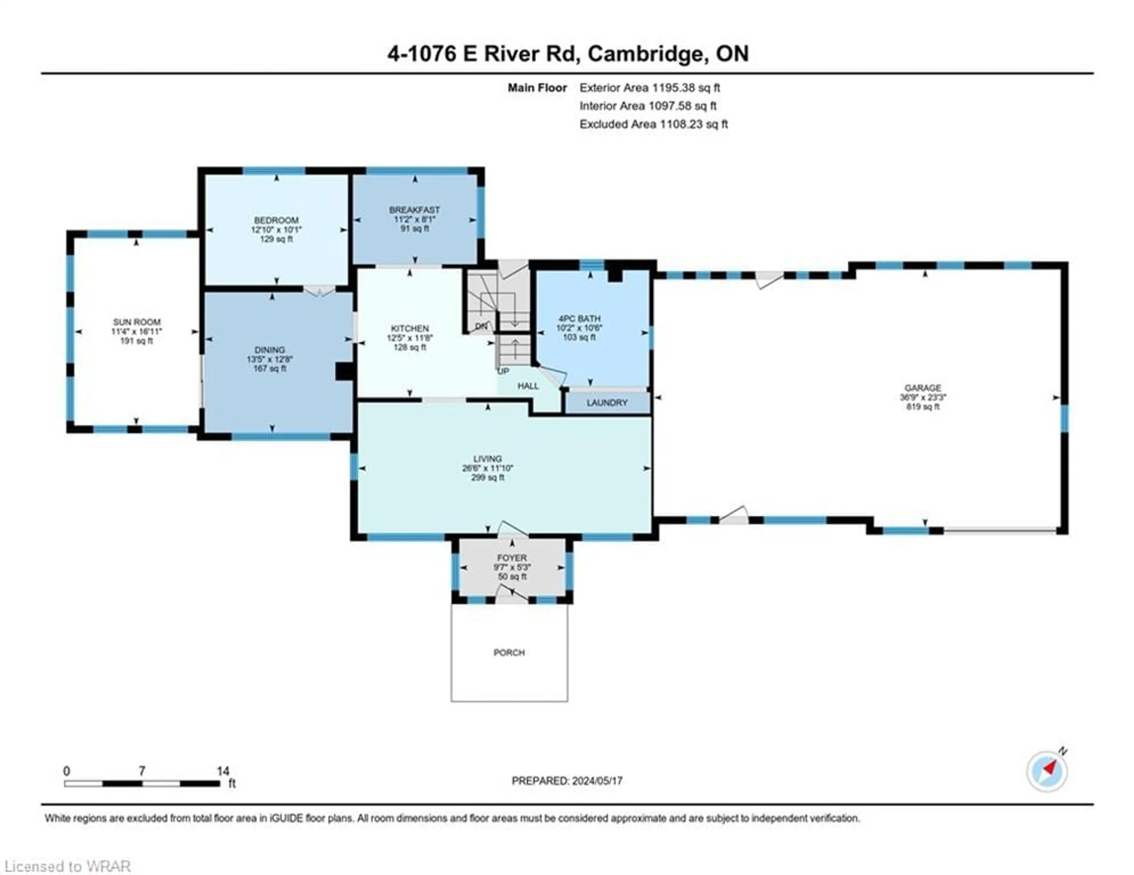 Floor plan for 1076 East River Rd, Cambridge Ontario N1R 5S6