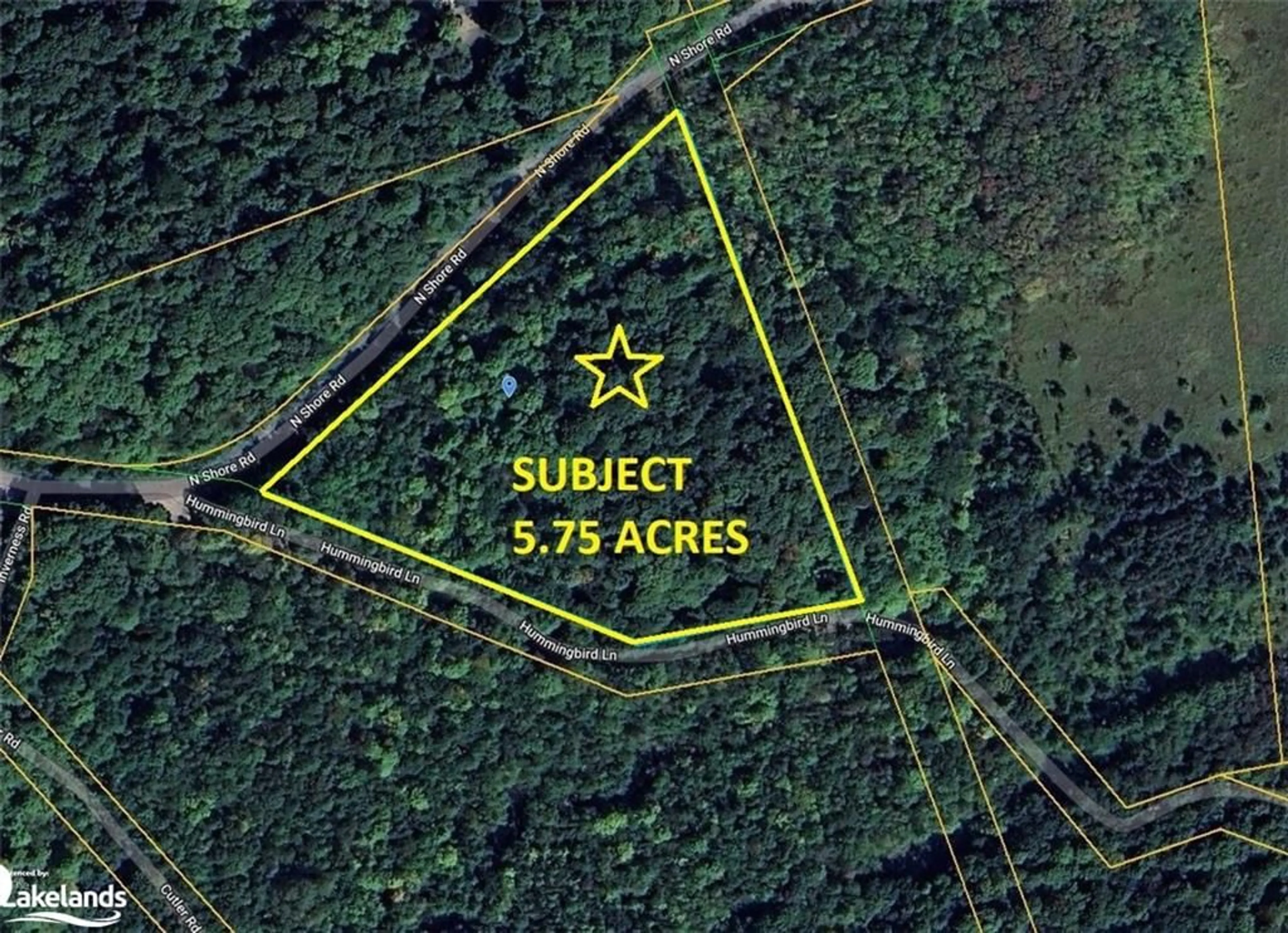 Picture of a map for 2 Northshore Rd, Utterson Ontario P0B 1M0