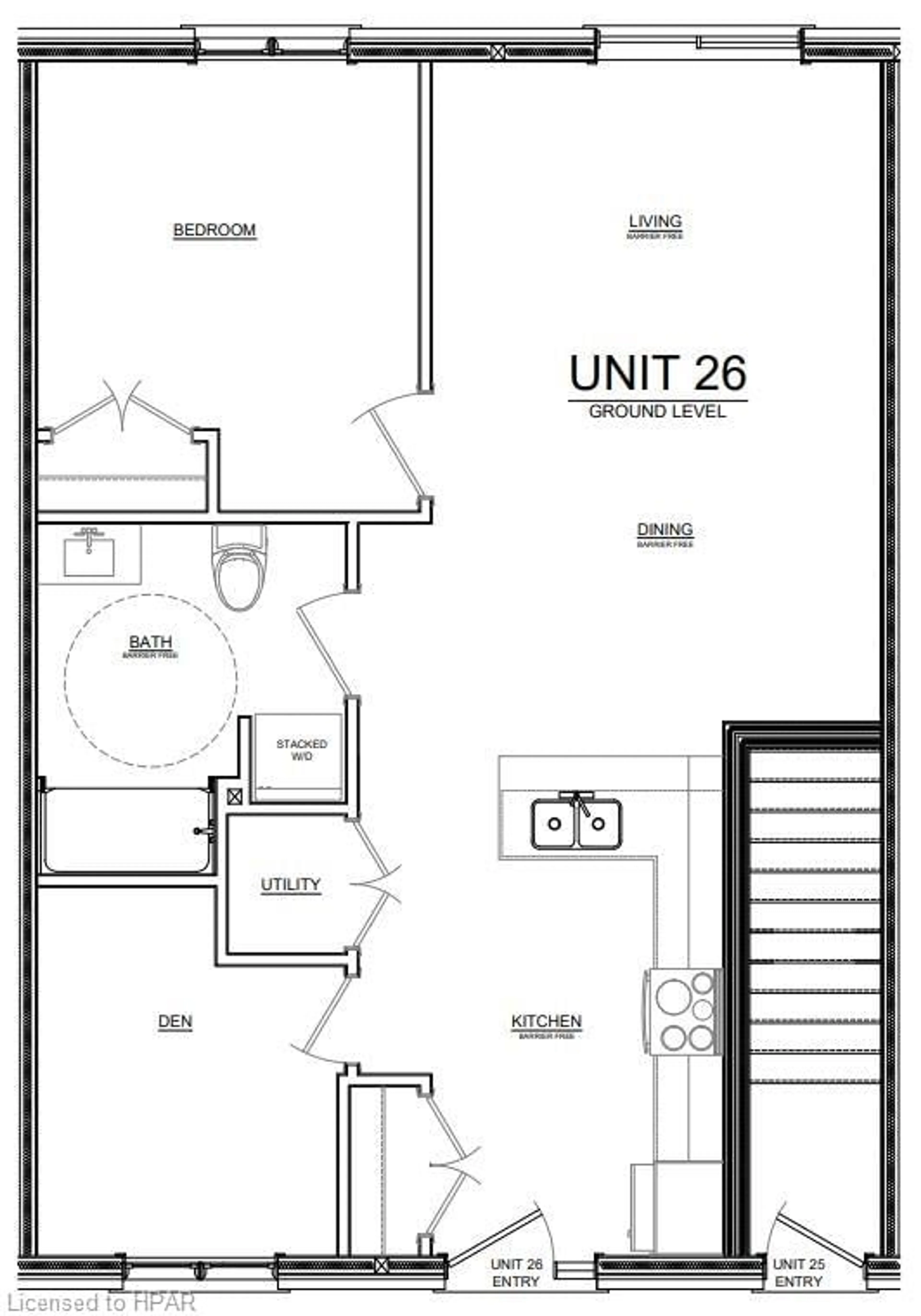 Floor plan for 3202 Vivian Line #26, Stratford Ontario N5A 0K6