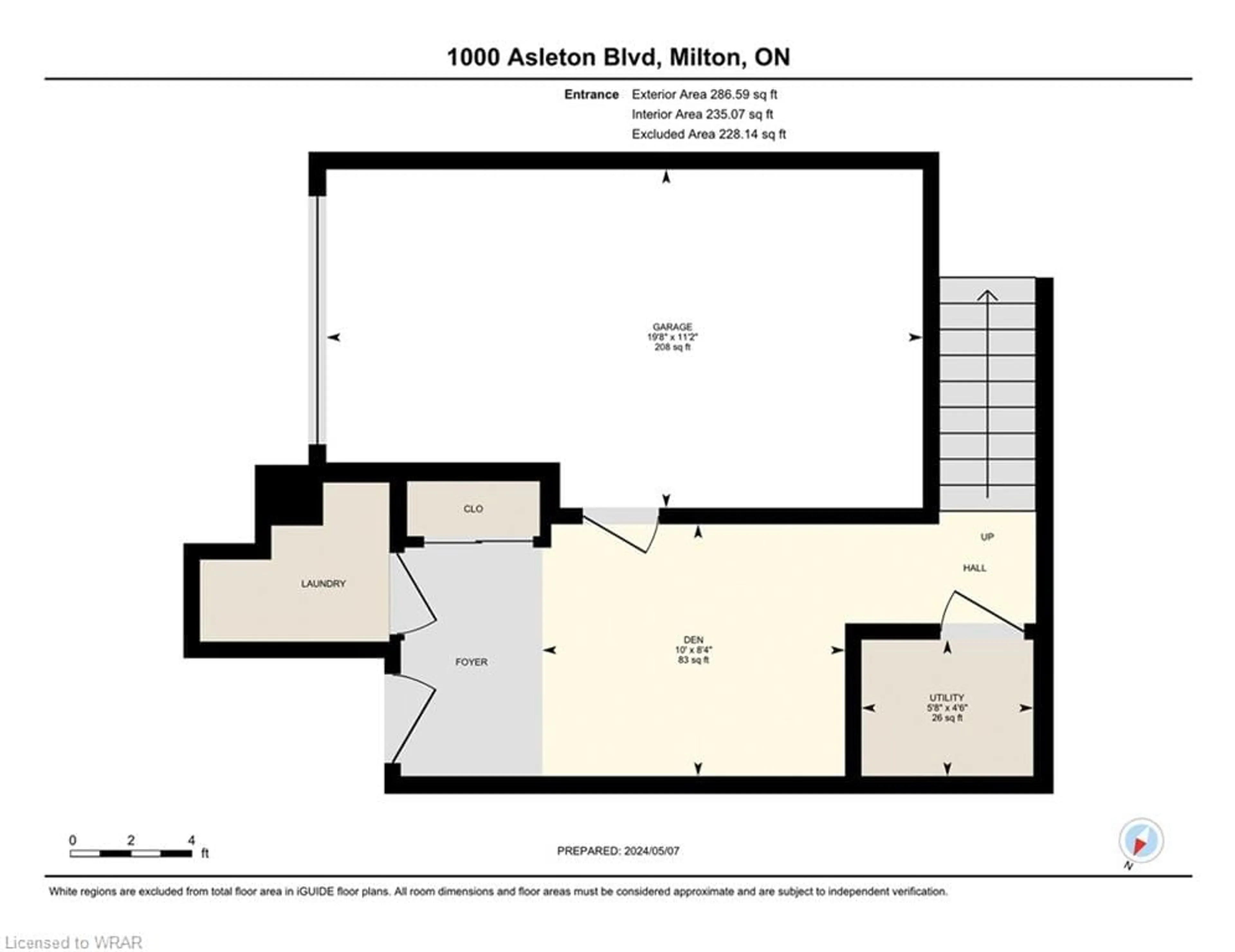 Floor plan for 1000 Asleton Blvd #63, Milton Ontario L9T 9L5