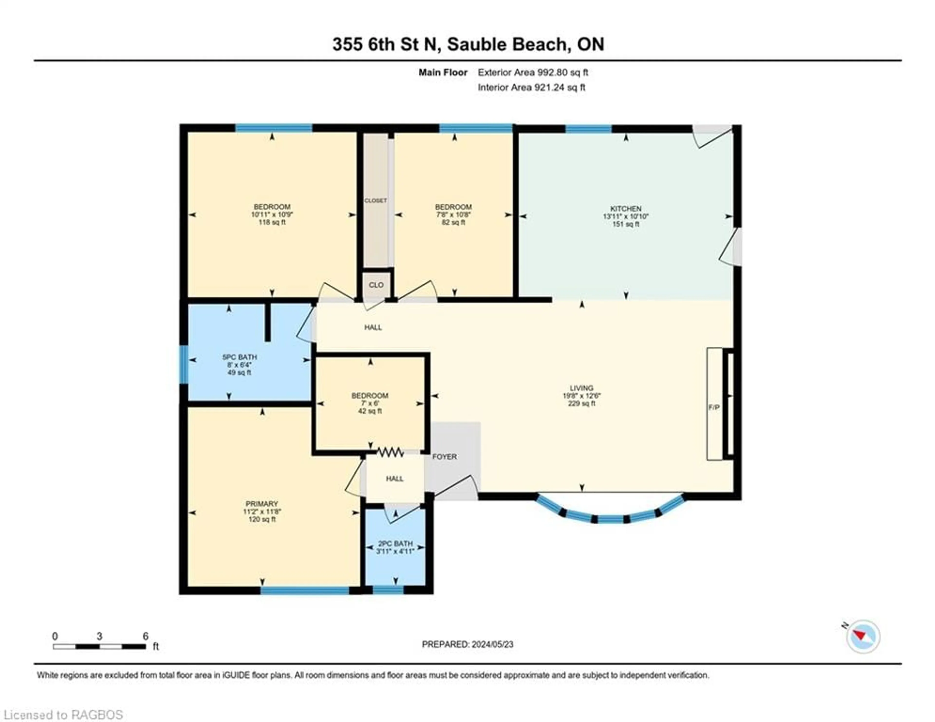 Floor plan for 355 Sixth St, Sauble Beach Ontario N0H 2G0