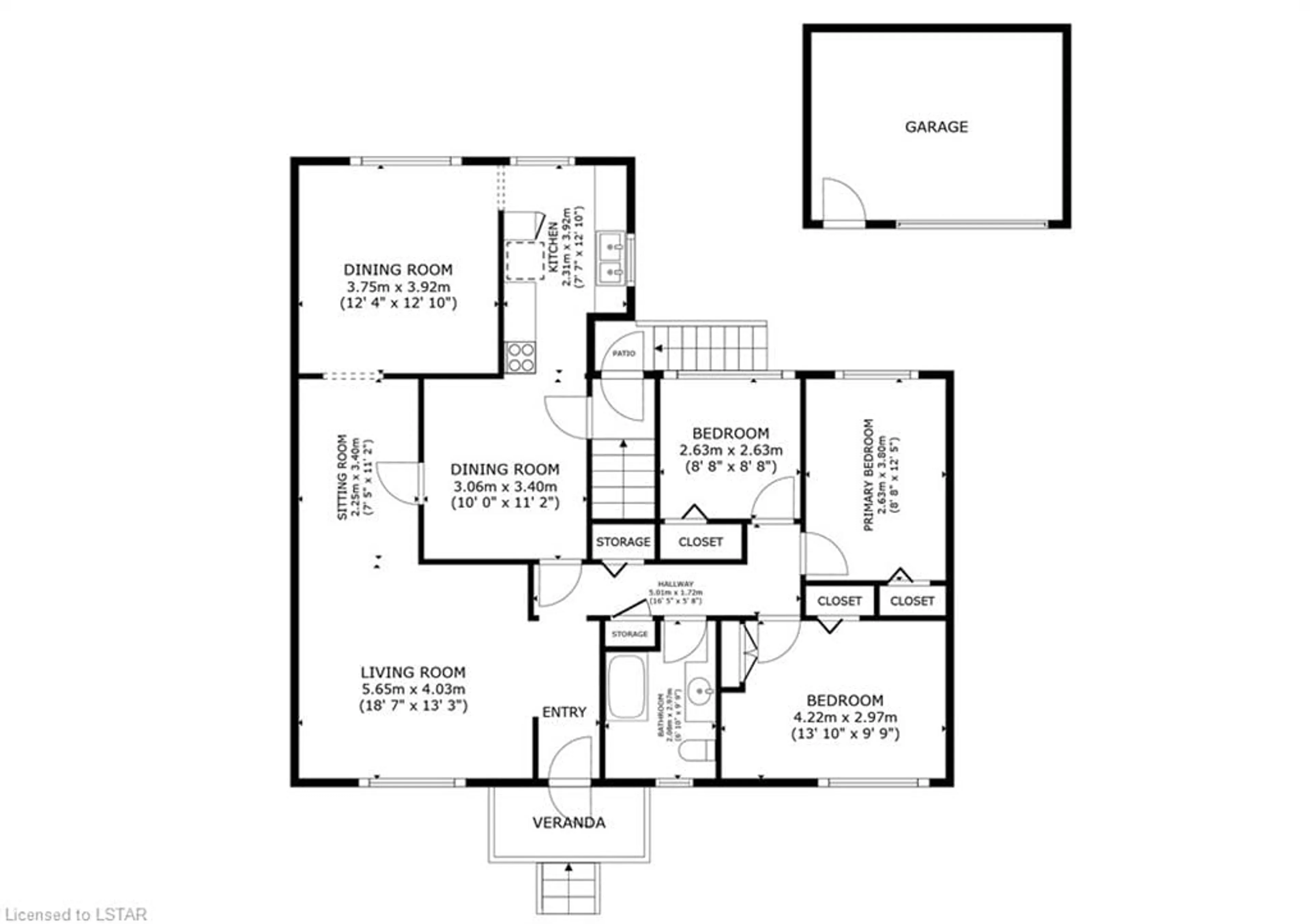 Floor plan for 199 Southcrest Dr Dr, London Ontario N6J 1M8