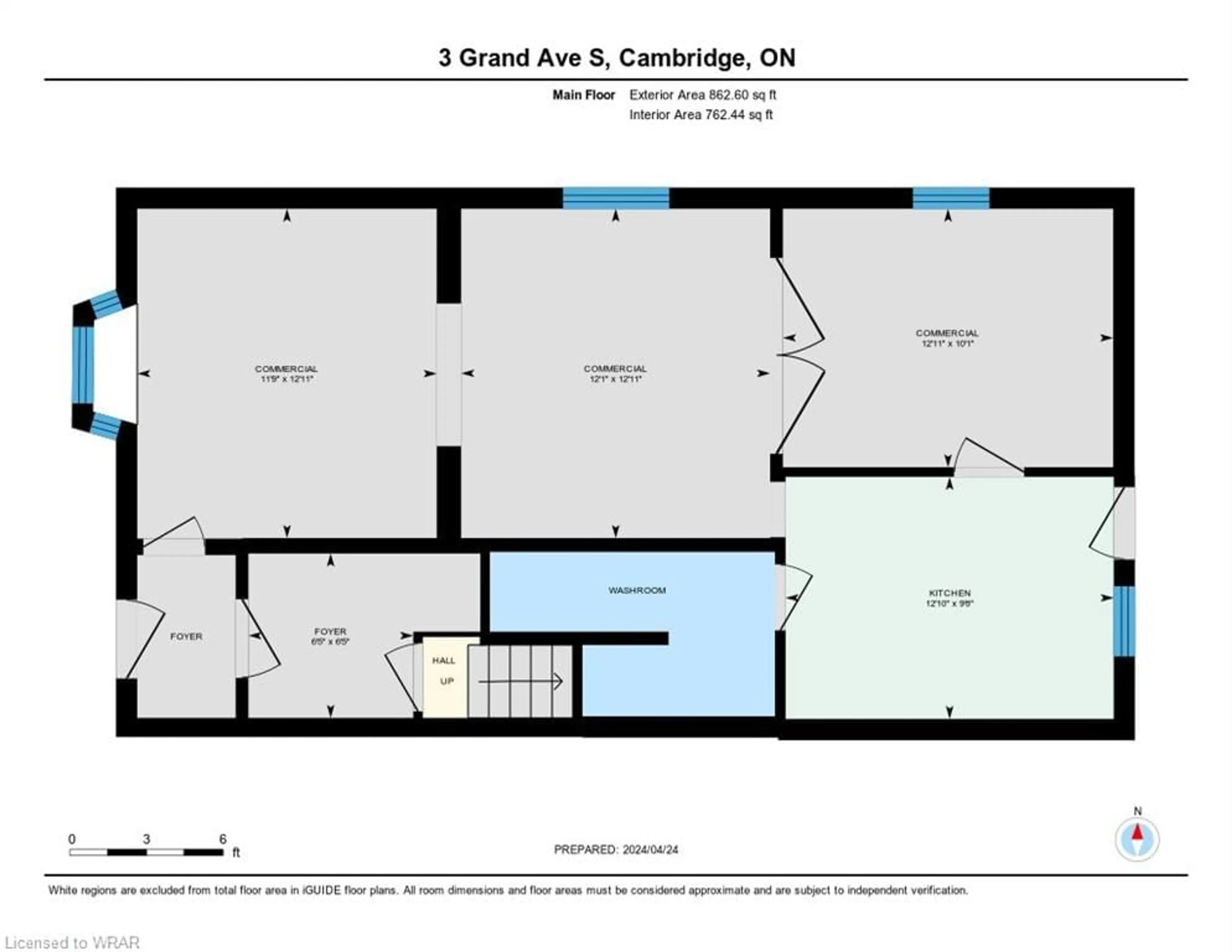 Floor plan for 3 Grand Ave, Cambridge Ontario N1S 2L3