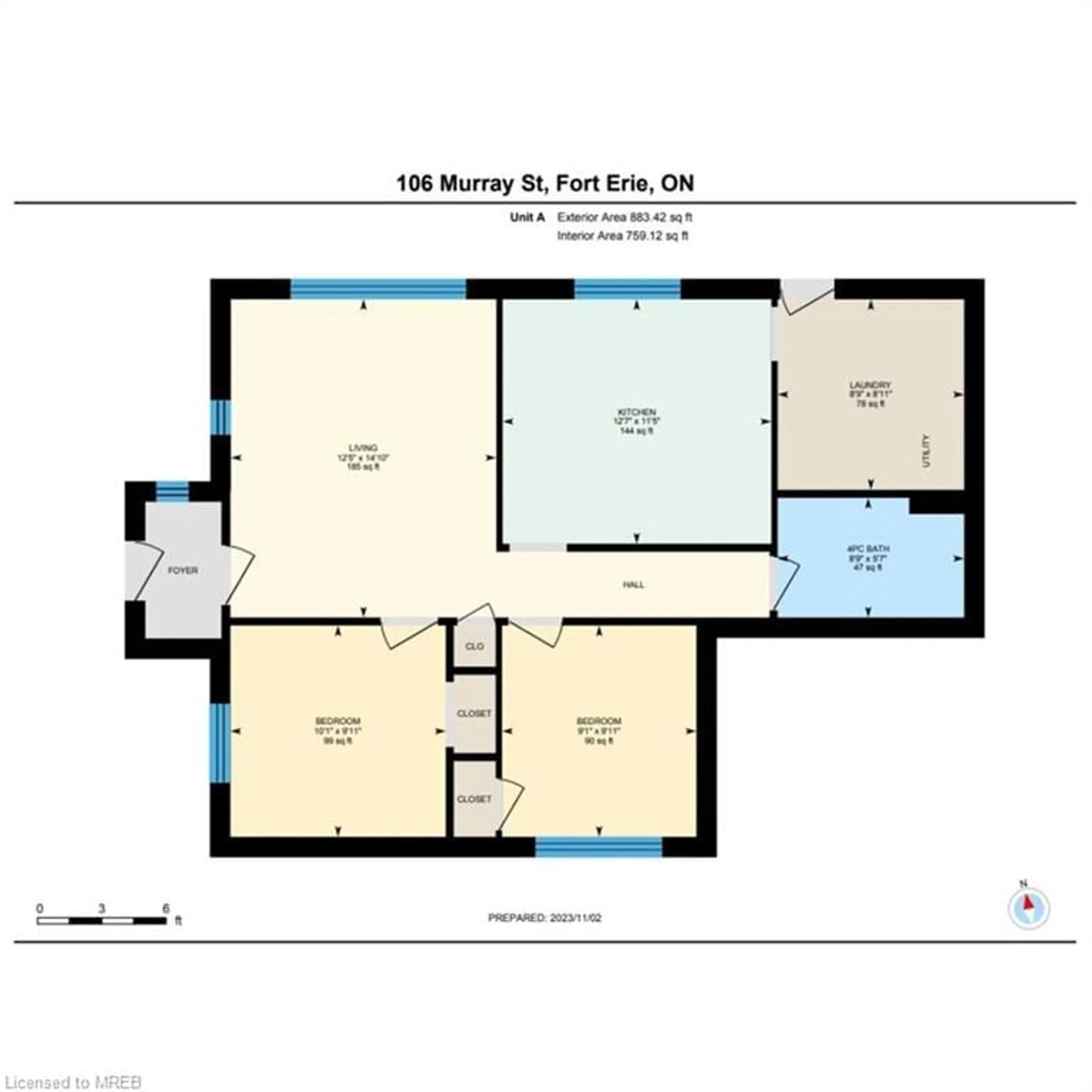 Floor plan for 106 Murray St, Fort Erie Ontario L2A 2A8