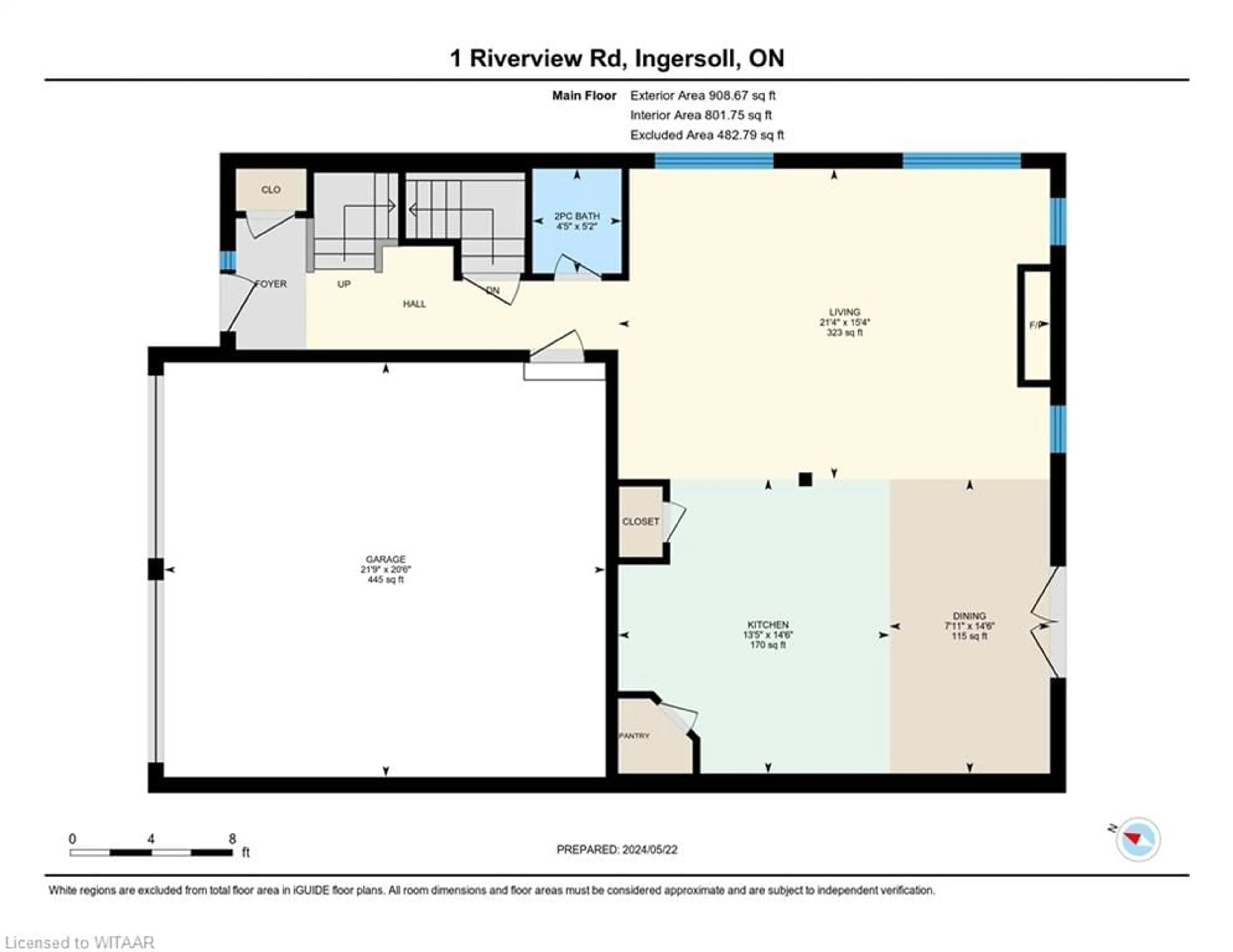 Floor plan for 1 Riverview Rd, Ingersoll Ontario N5C 4B5