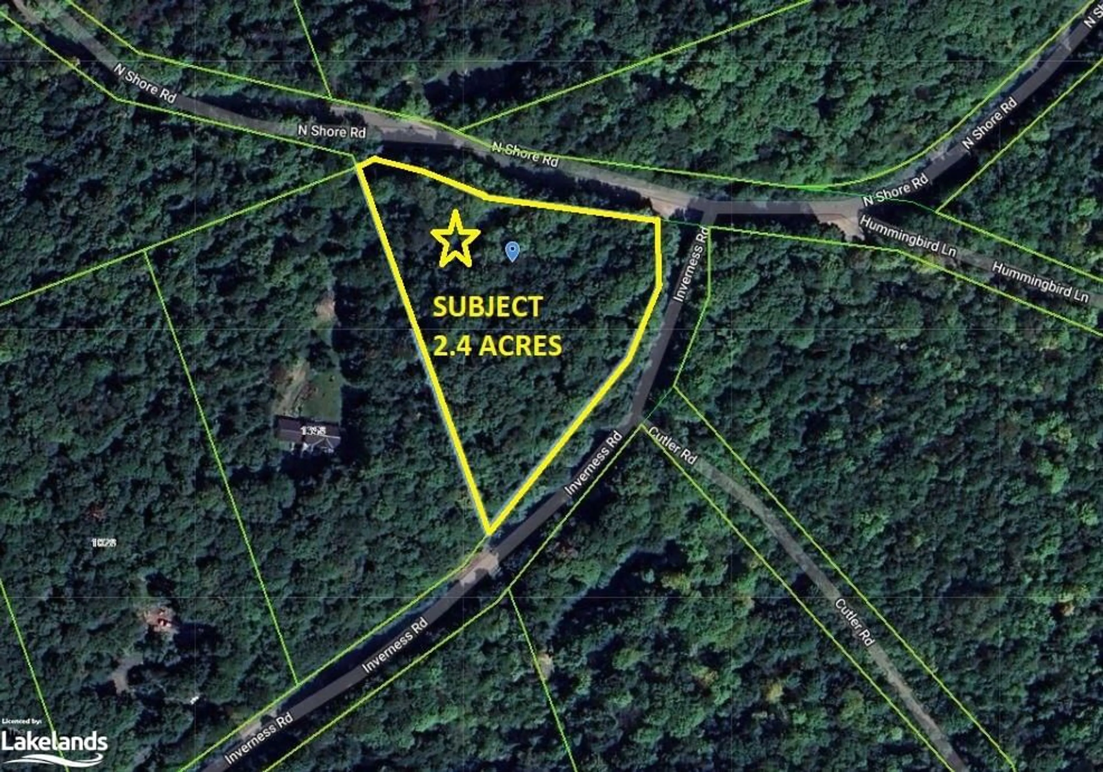 Picture of a map for 4 Northshore Rd, Utterson Ontario P0B 1M0