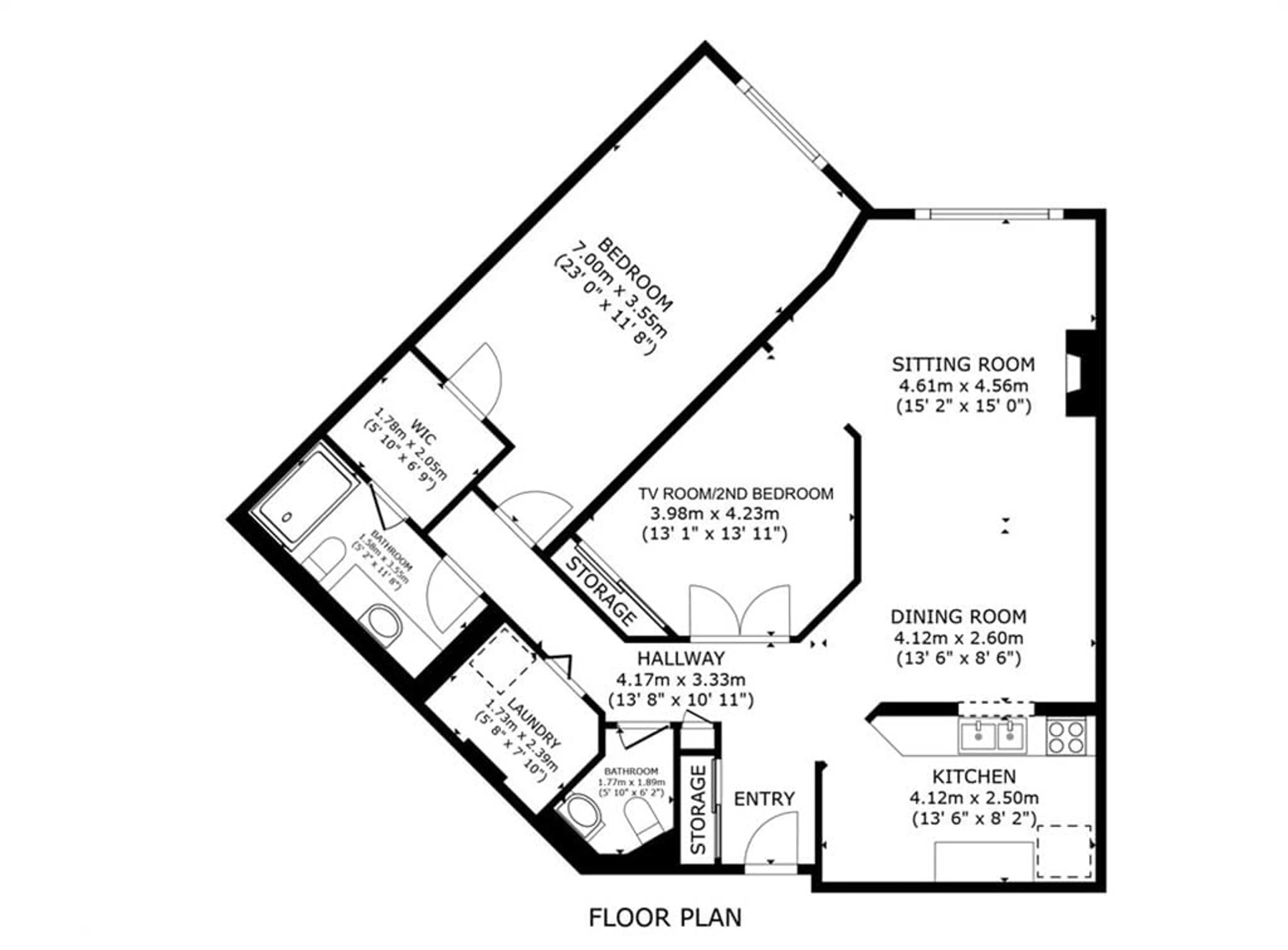 Floor plan for 1 Heritage Way #205, Lindsay Ontario K9V 5P9