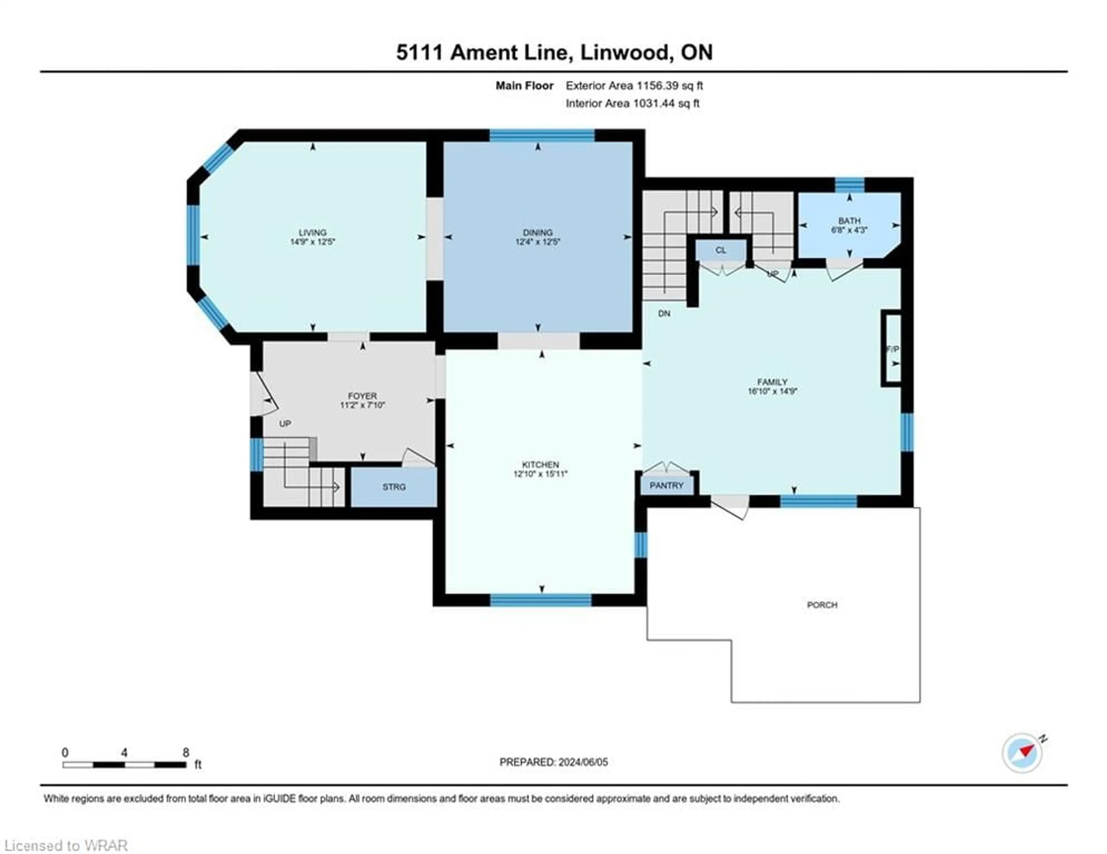 Floor plan for 5111 Ament Line, Linwood Ontario N0B 2A0