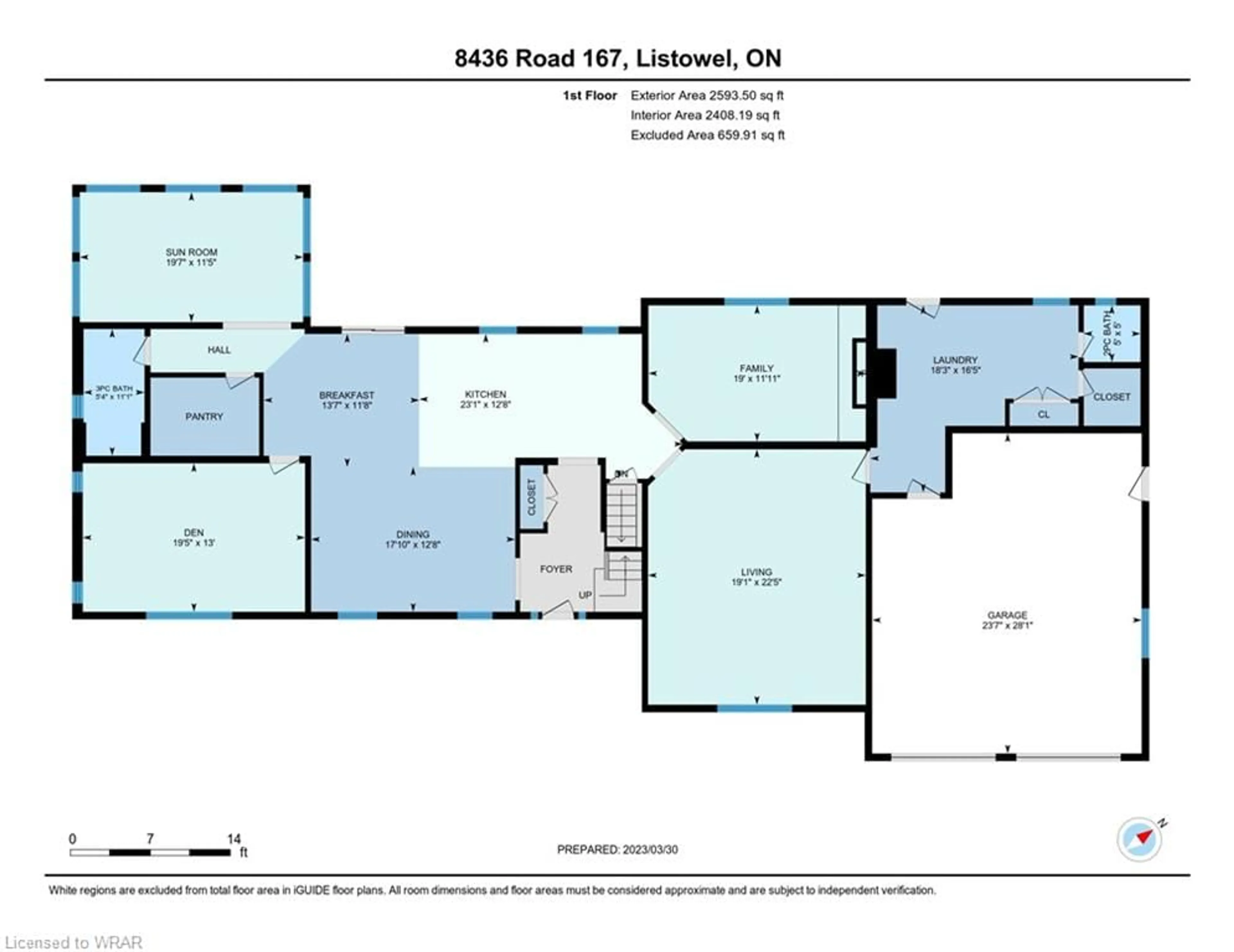 Floor plan for 8436 167 Rd, Listowel Ontario N4W 3G6