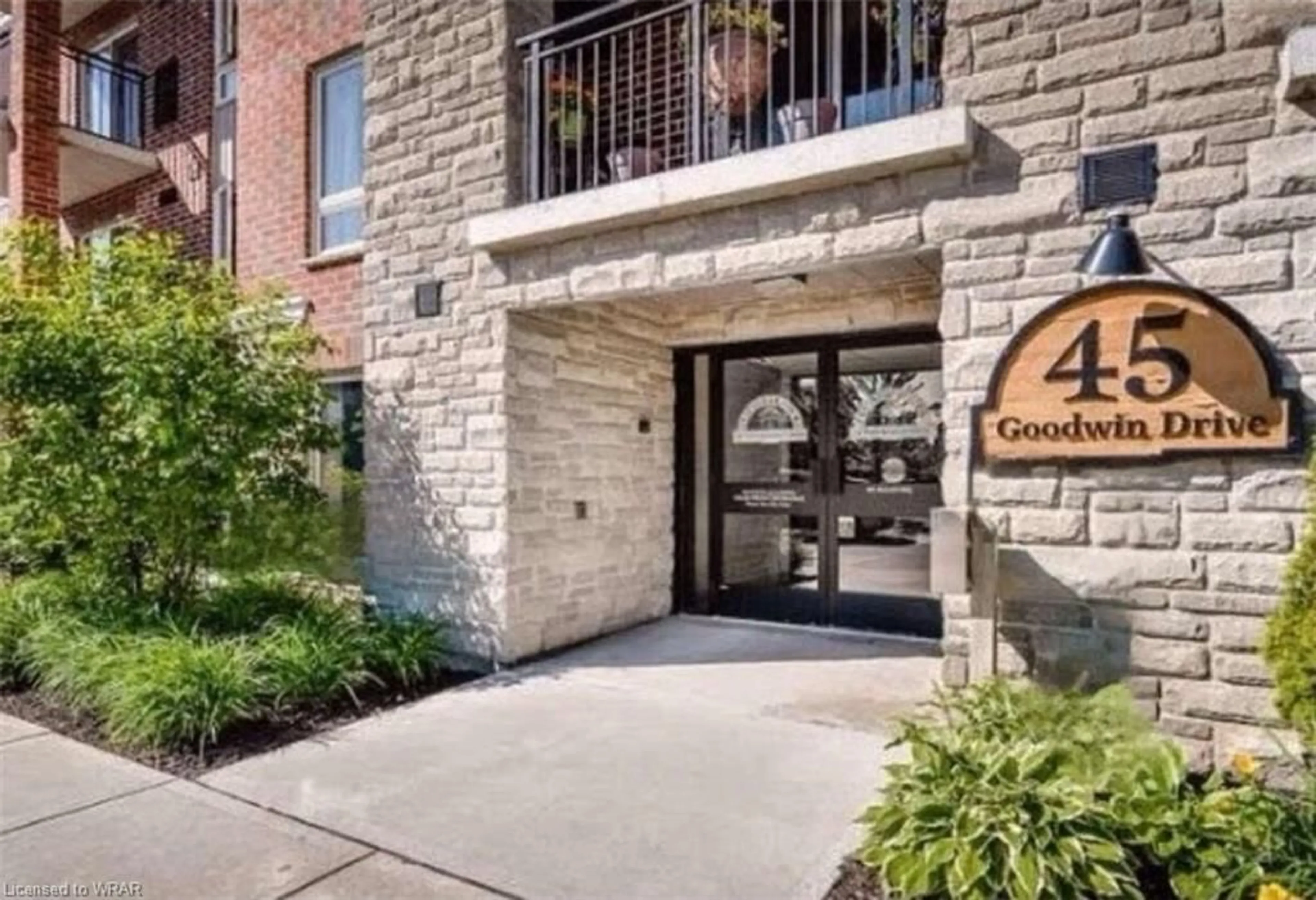 Indoor foyer for 45 Goodwin Dr #409, Guelph Ontario N1L 0E9