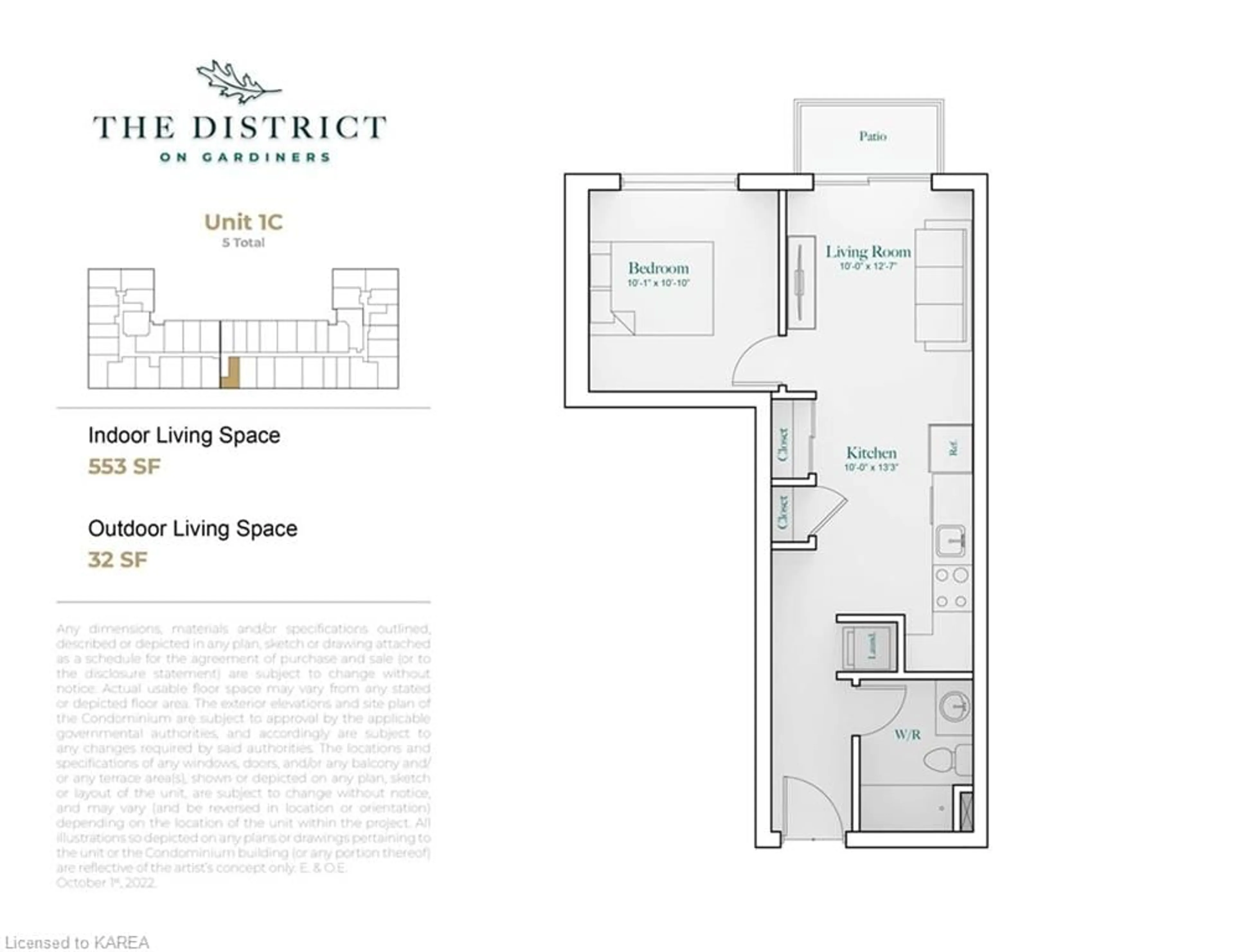 Floor plan for 820 Gardiners Rd #516, Kingston Ontario K7M 3X9