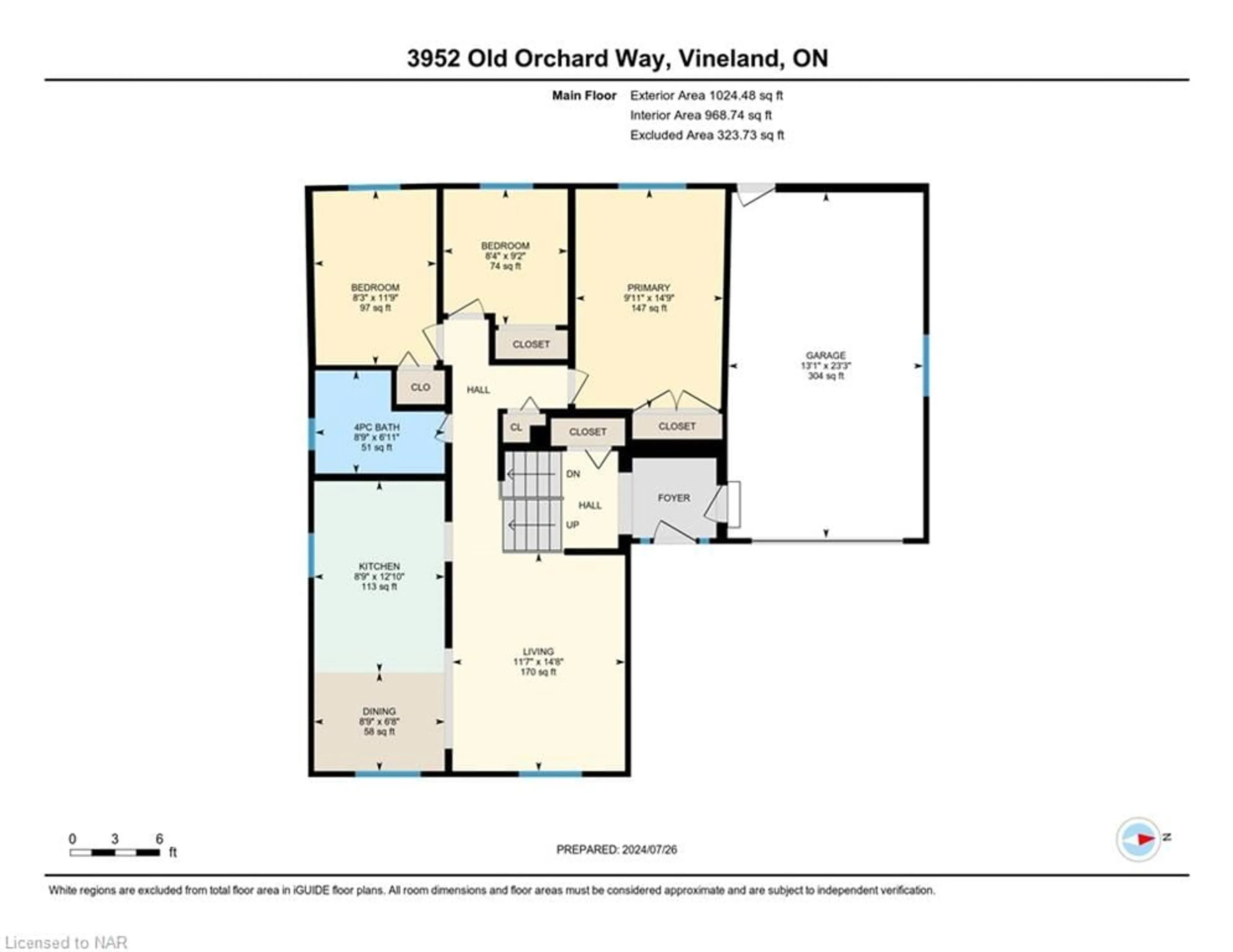 Floor plan for 3952 Old Orchard Way, Lincoln Ontario L0R 2C0