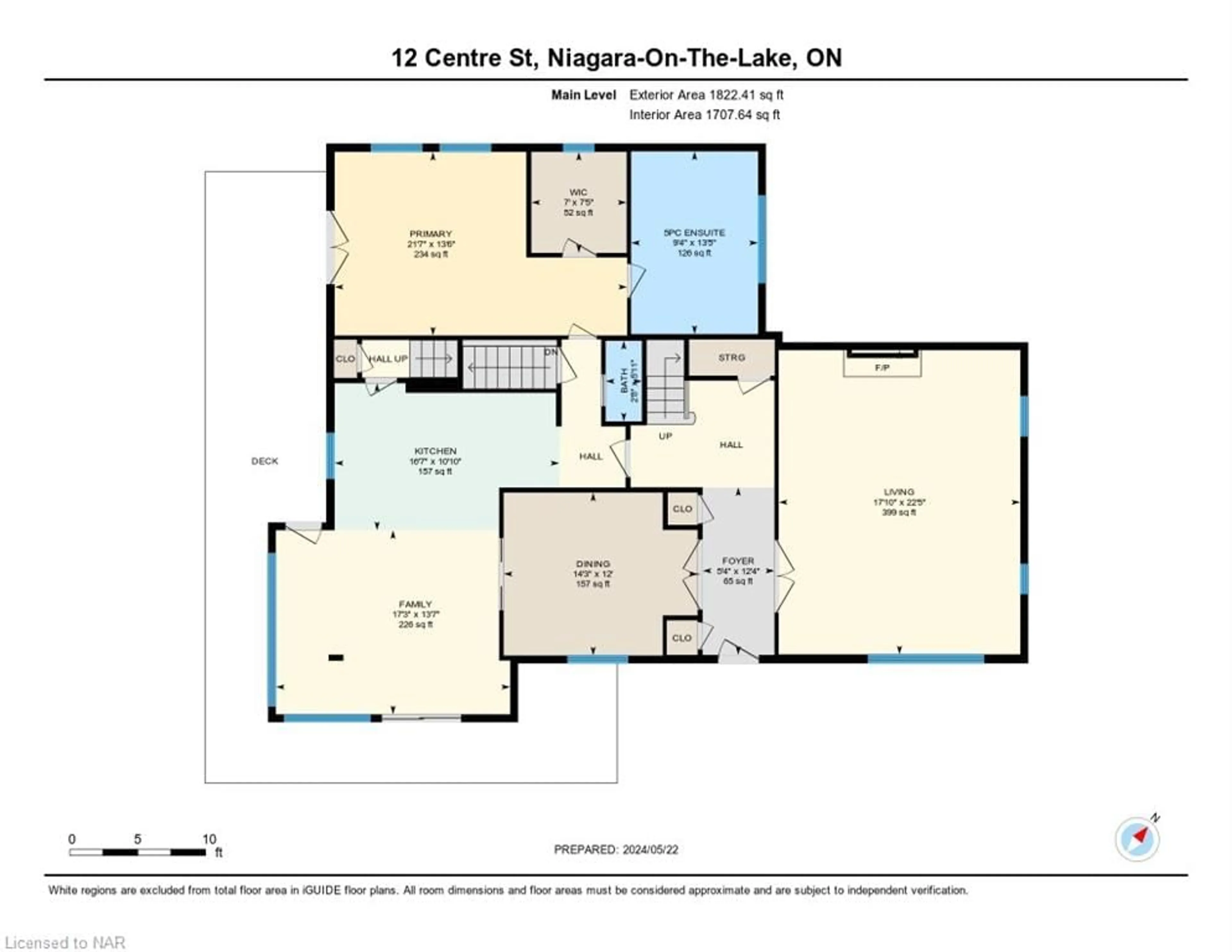 Floor plan for 12 Centre St, Niagara-on-the-Lake Ontario L0S 1J0