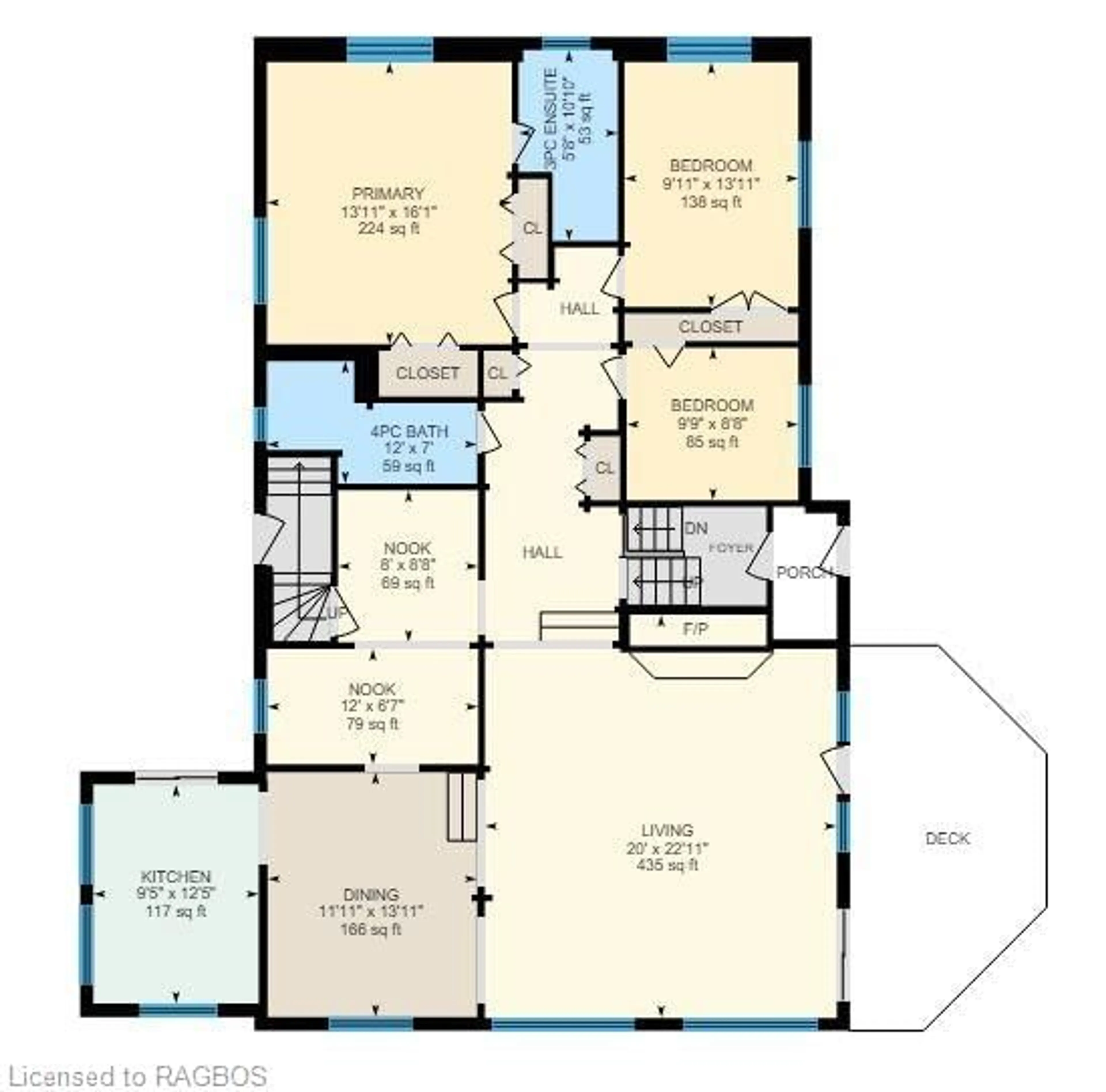 Floor plan for 66 North Shore Rd, Port Elgin Ontario N0H 2C6