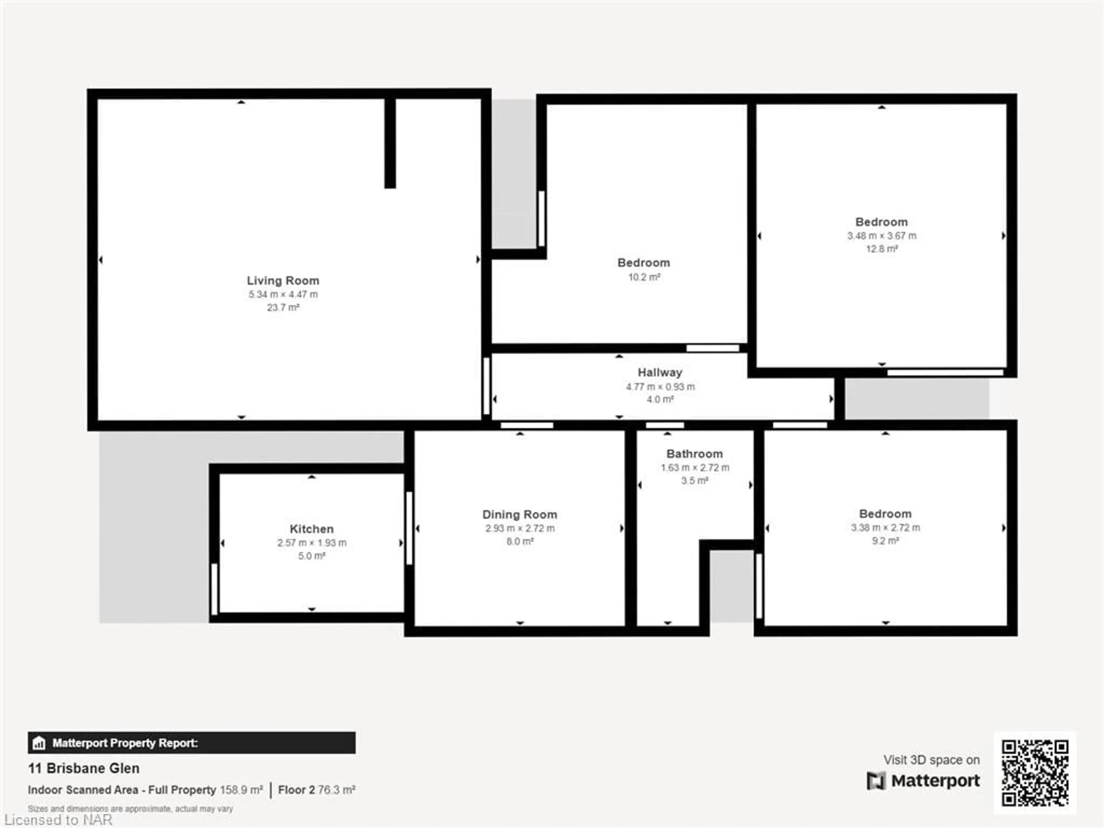 Floor plan for 11 Brisbane Glen&, St. Catharines Ontario L2N 3K8