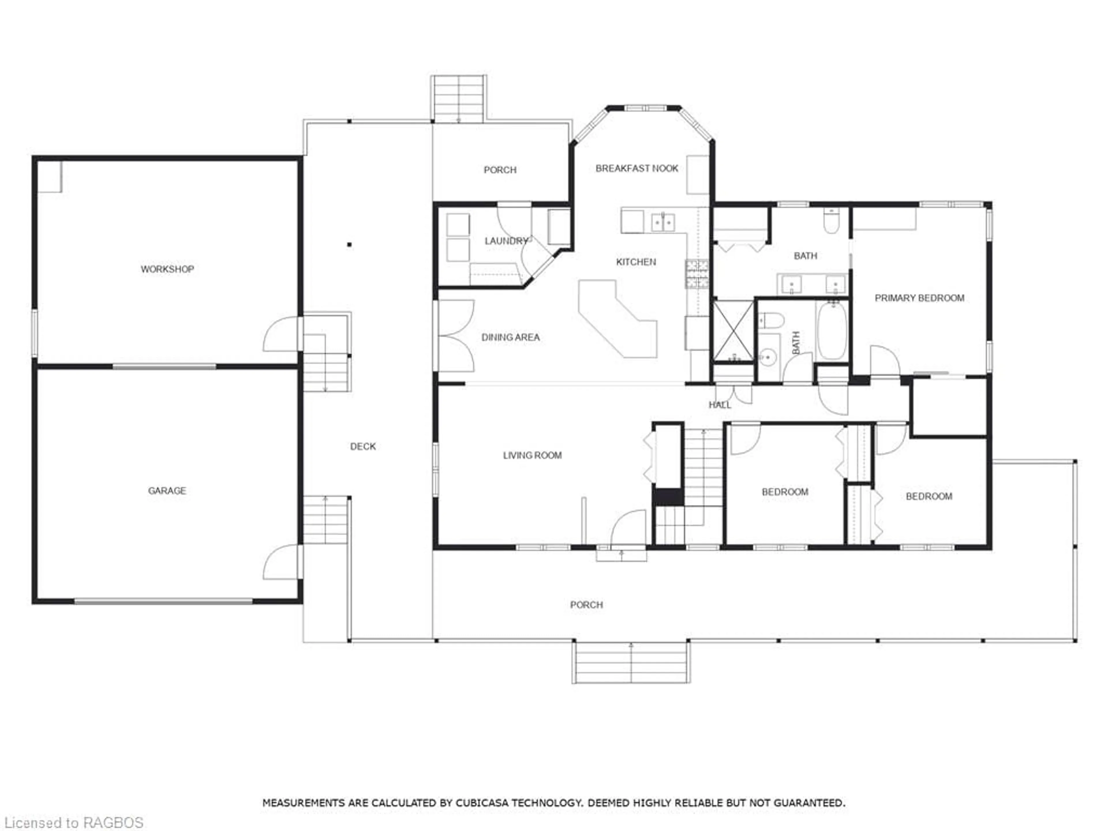Floor plan for 615 Cayuga Cres, Point Clark Ontario N2Z 2X3