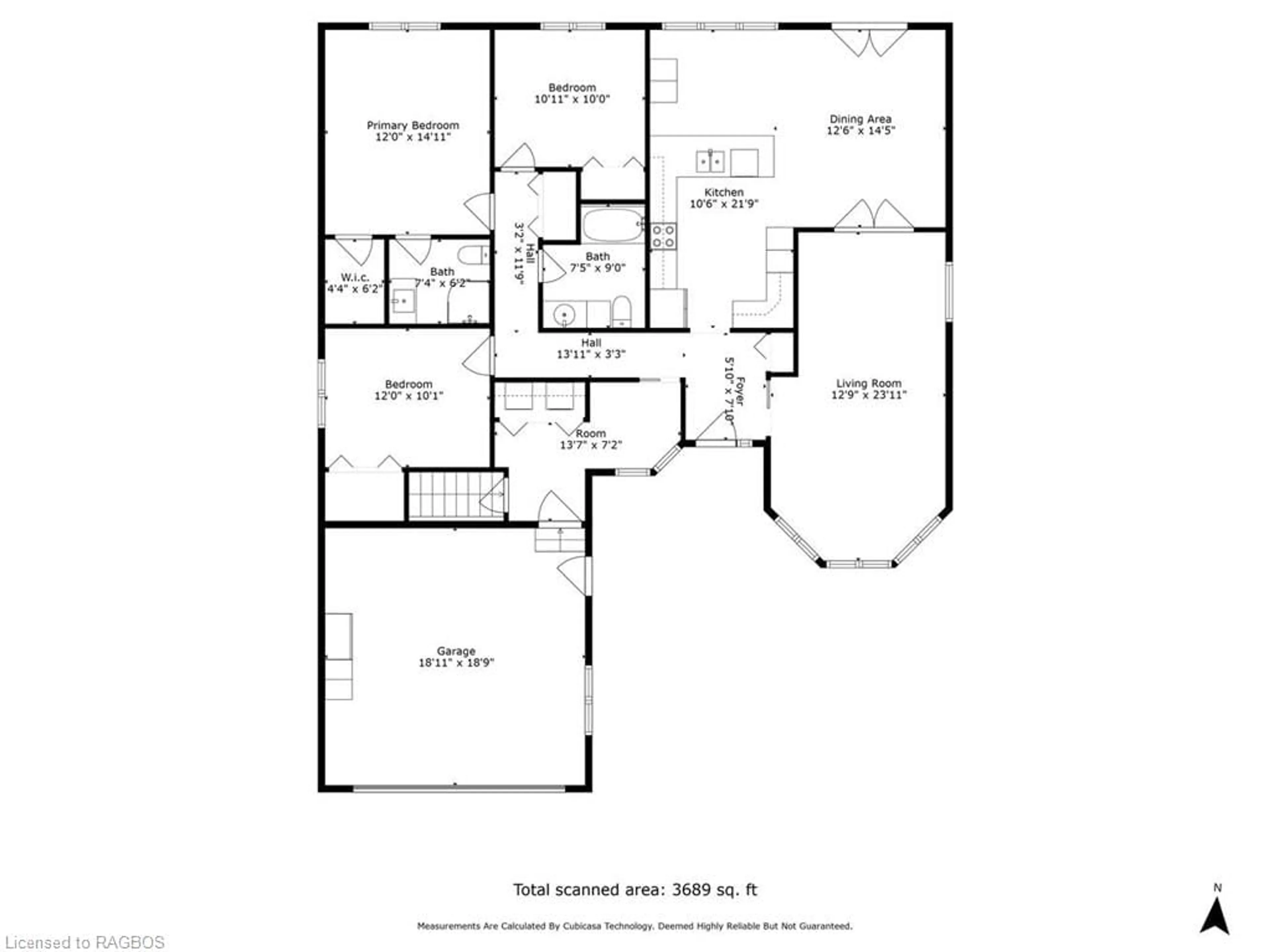 Floor plan for 683355 Chatsworth Rd 24, Chatsworth (Twp) Ontario N0H 2V0