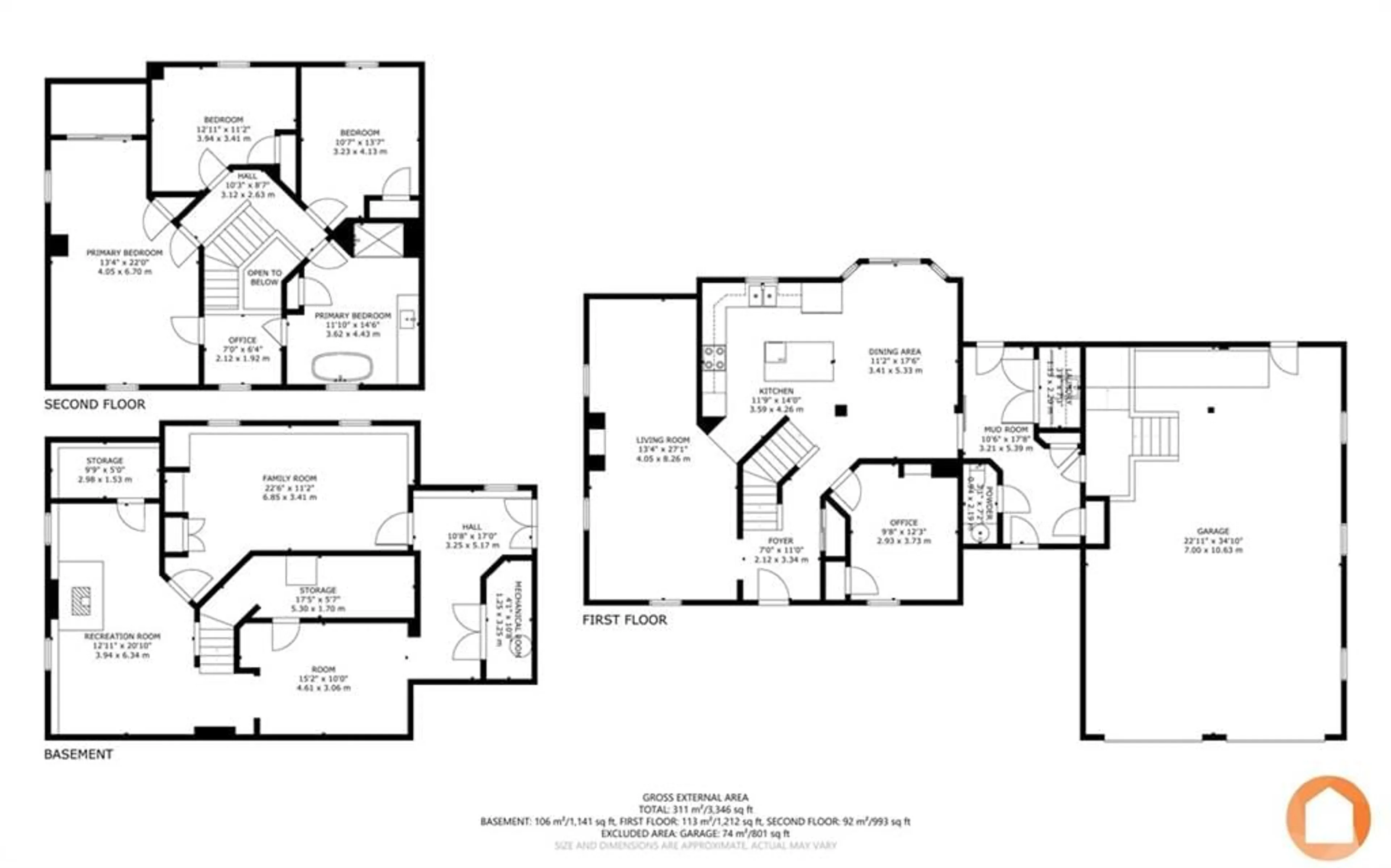 Floor plan for 930 Killarney Bay Rd, Cameron Ontario K0M 1G0