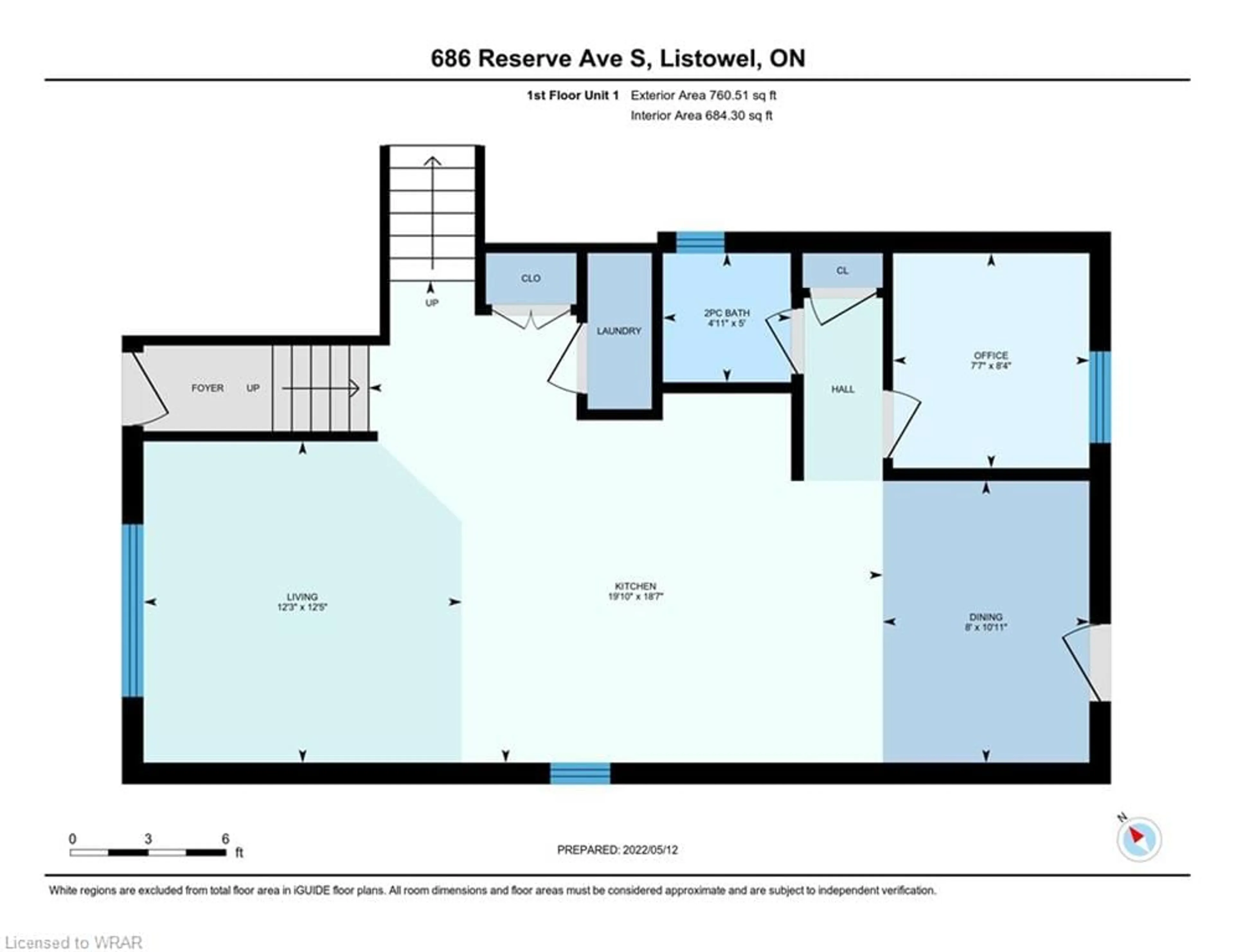 Floor plan for 684-688 Reserve Ave, Listowel Ontario N4W 2L1