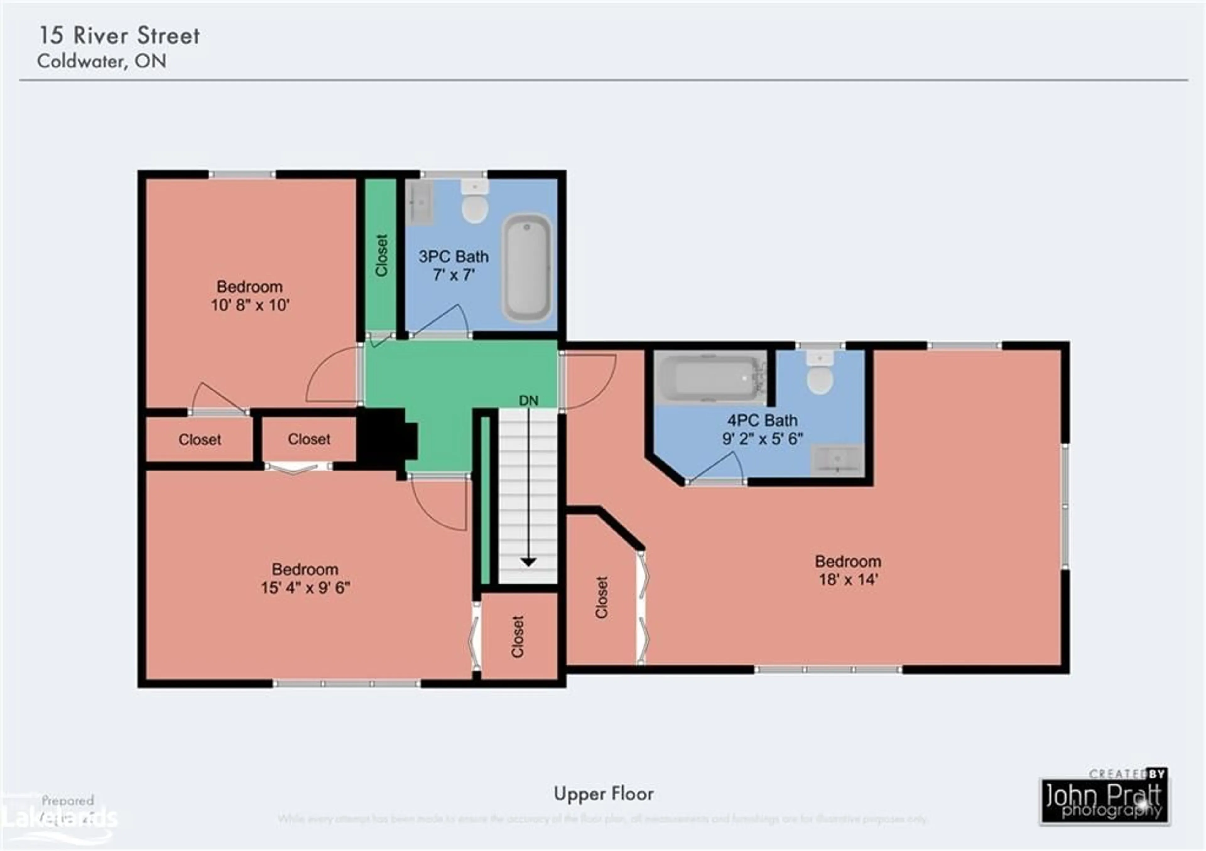 Floor plan for 15 River St, Coldwater Ontario L0K 1E0