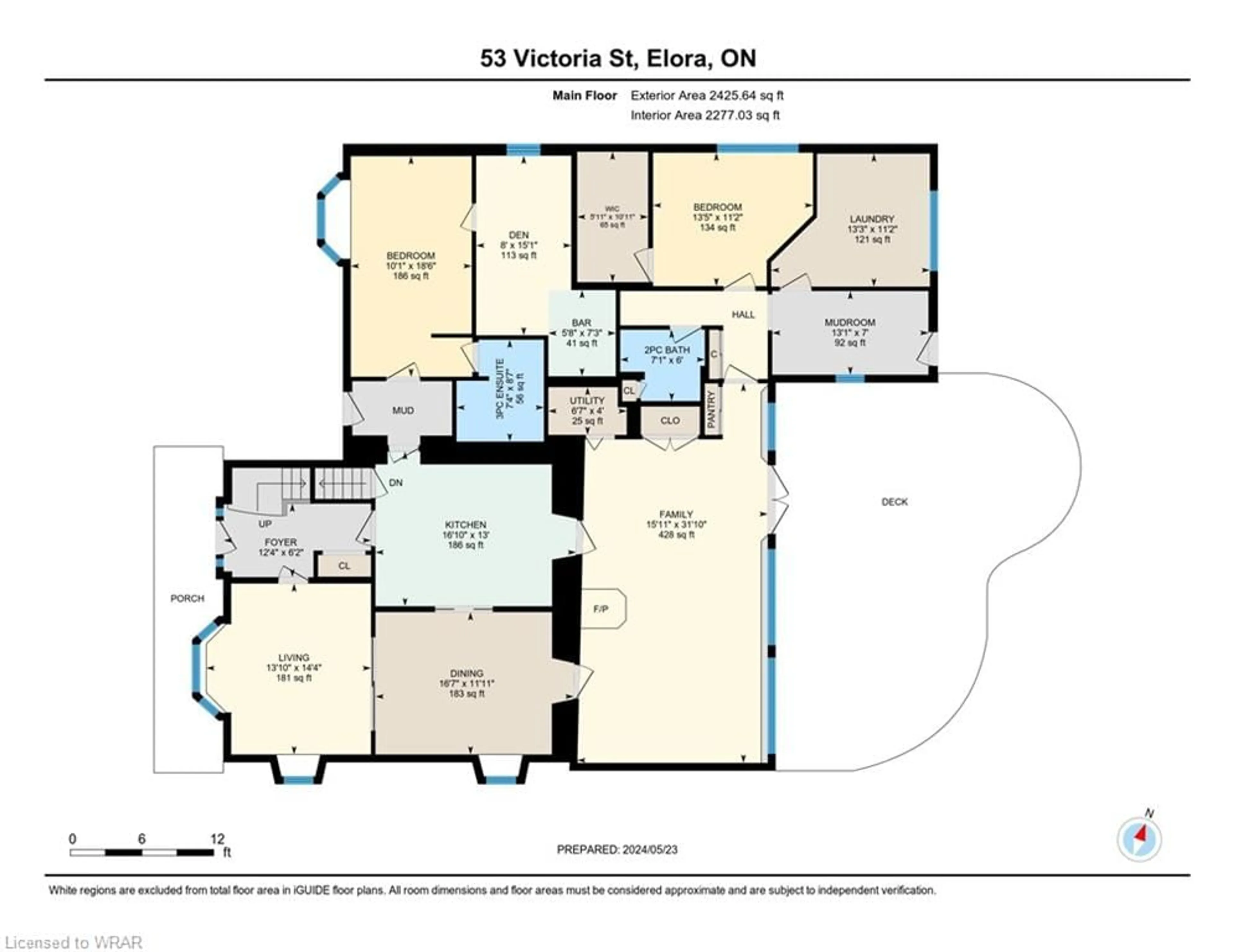 Floor plan for 53 Victoria St, Elora Ontario N0B 1S0