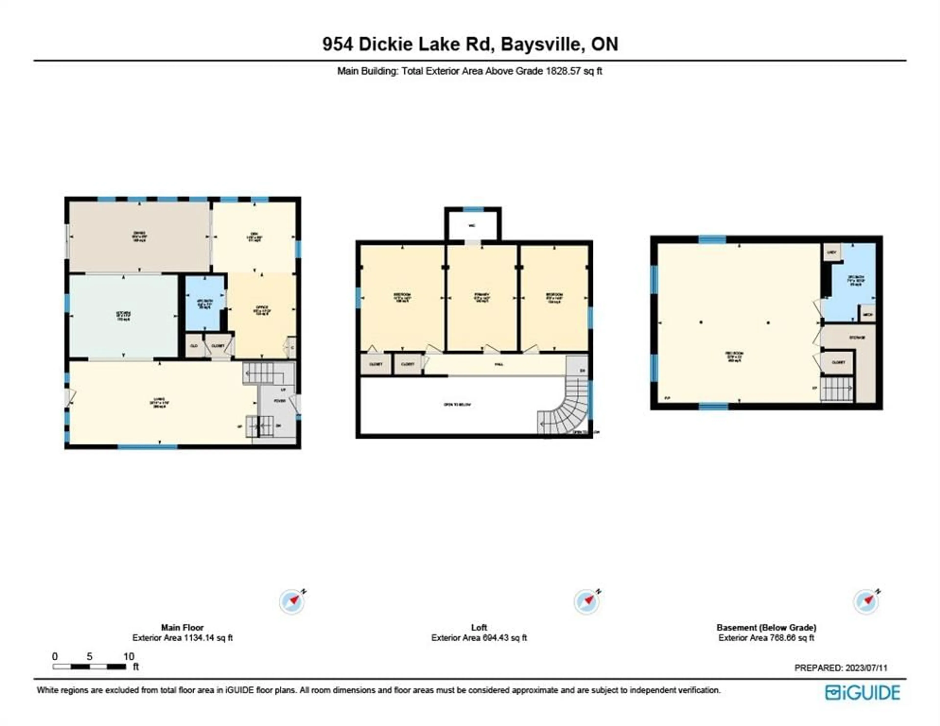 Floor plan for 954 Dickie Lake Rd, Baysville Ontario P0B 1A0