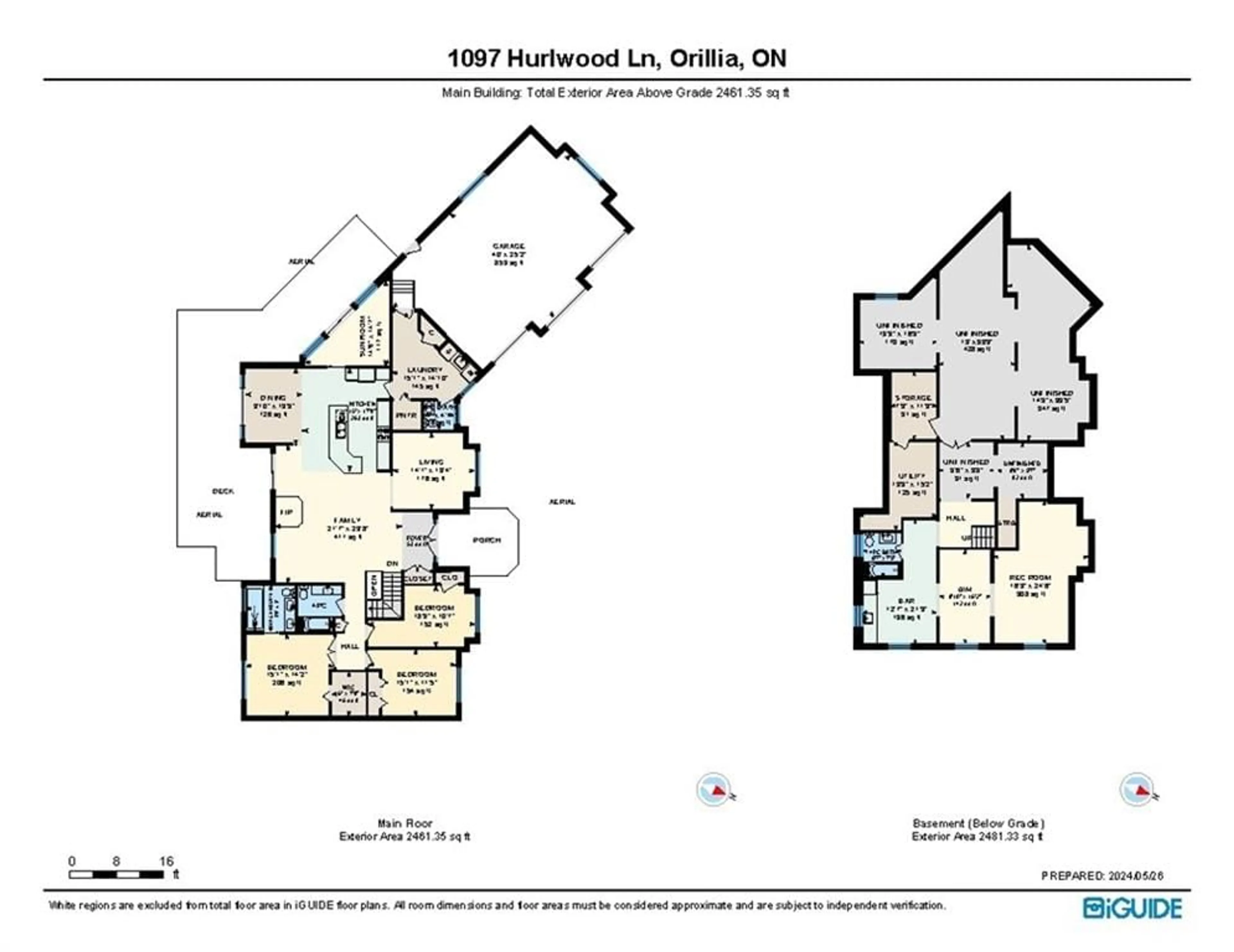 Floor plan for 1097 Hurlwood Lane, Orillia Ontario L3V 0Y6