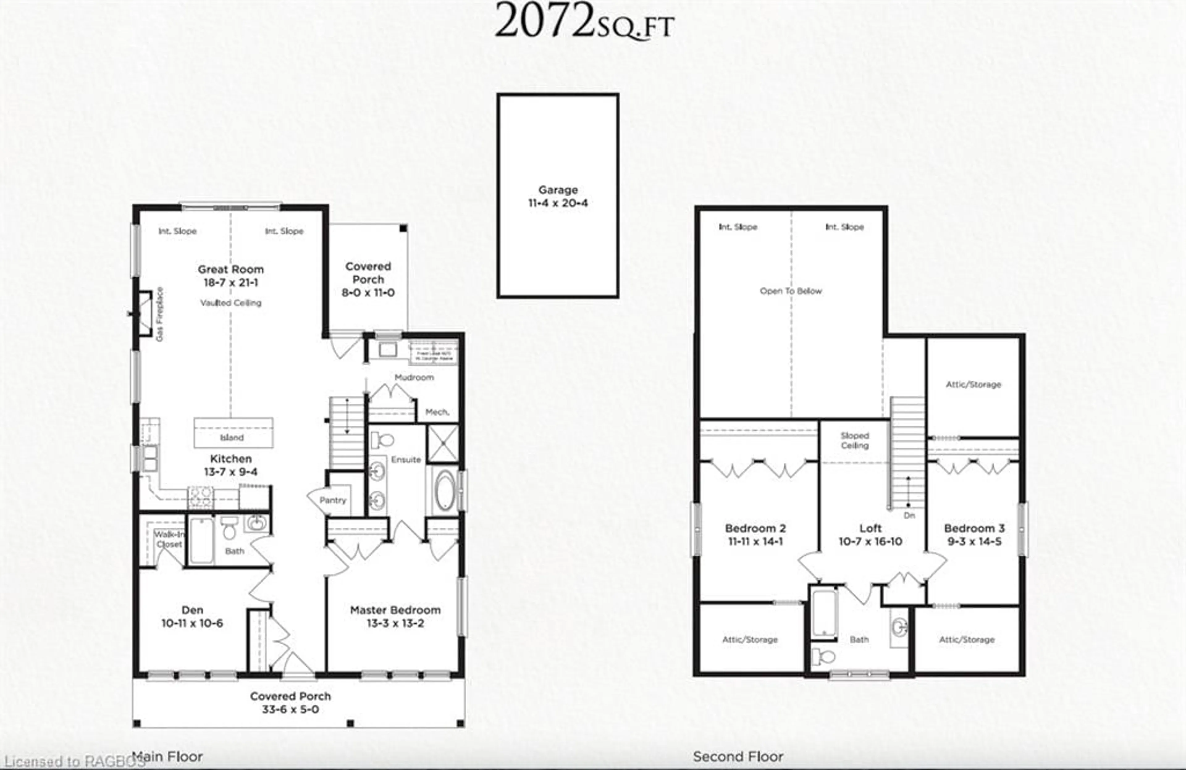 Floor plan for 25 Lakeforest Dr #Lot 27, Saugeen Shores Ontario N0H 2L0