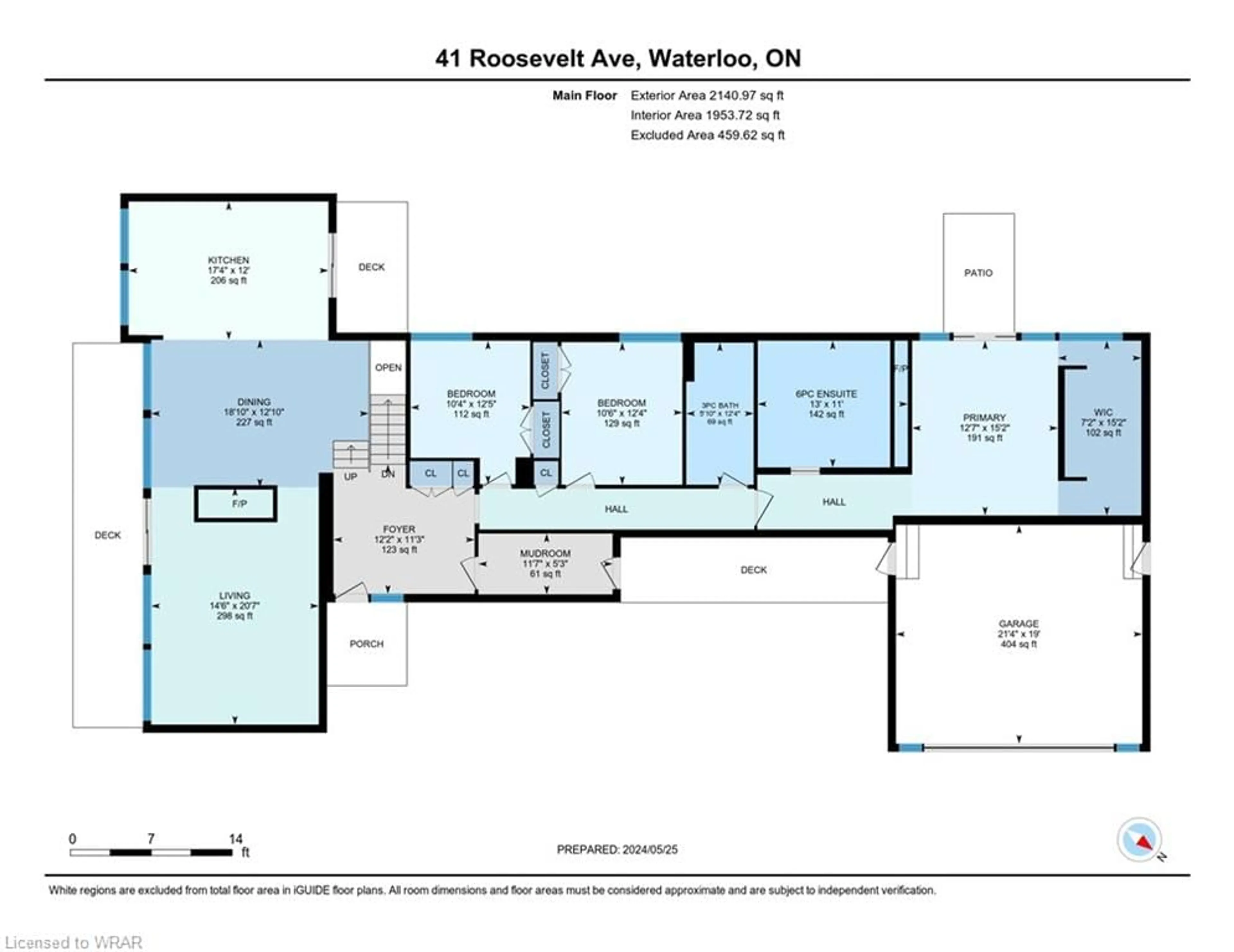 Floor plan for 41 Roosevelt Ave, Waterloo Ontario N2L 2N2