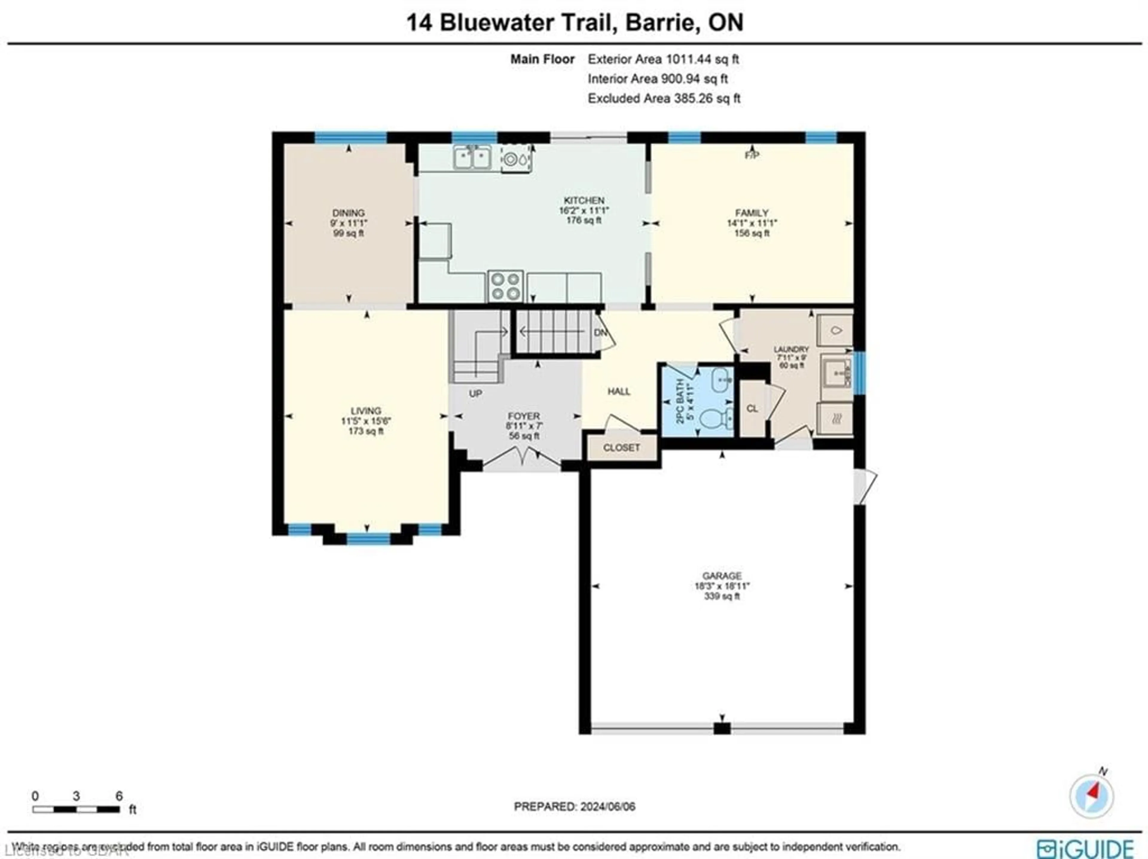 Floor plan for 14 Bluewater Trail, Barrie Ontario L4N 0G8