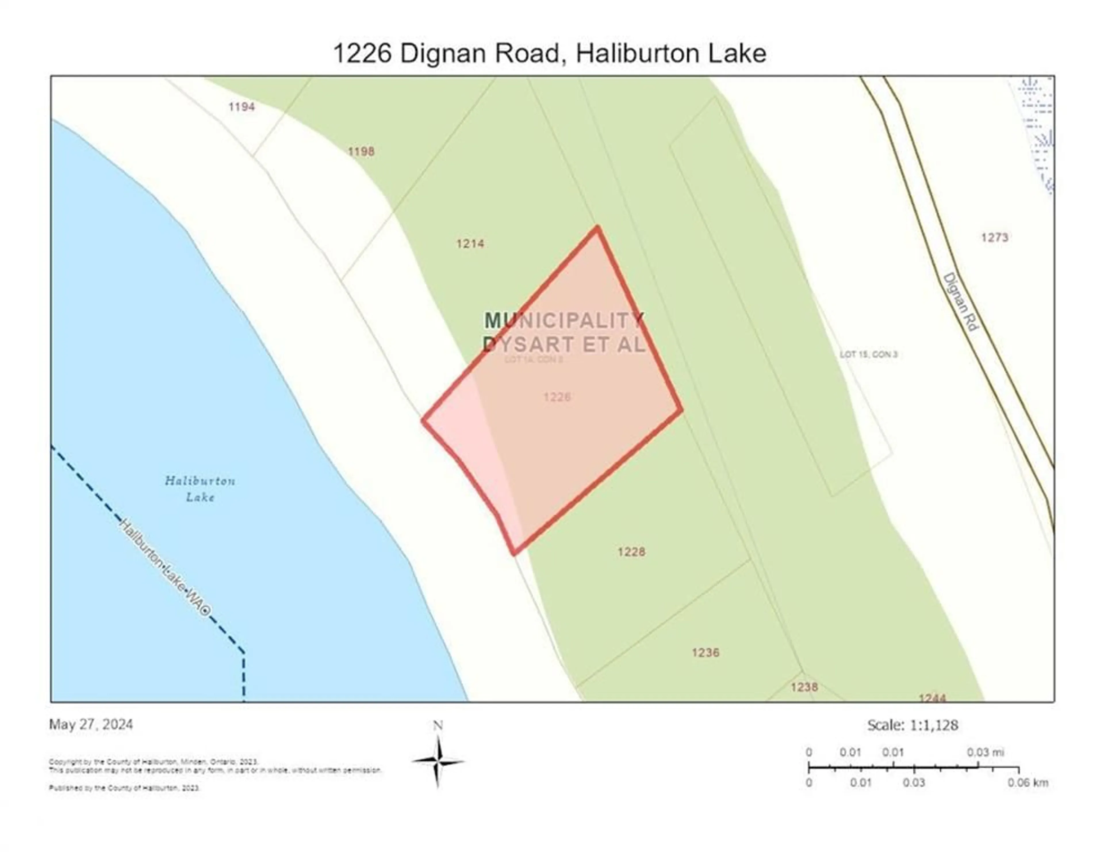 Floor plan for 1226 Dignan Rd, Haliburton Ontario K0M 1S0