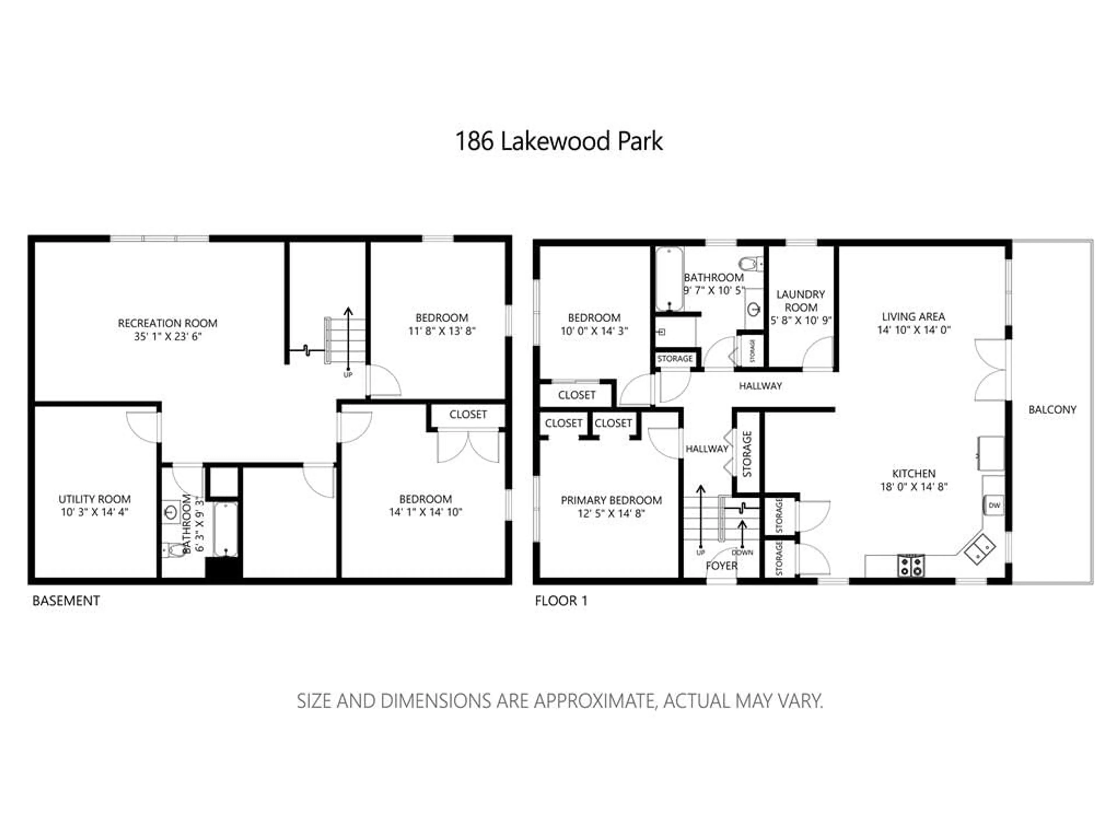 Floor plan for 186 Lakewood Park Rd, Huntsville Ontario P1H 1Y7