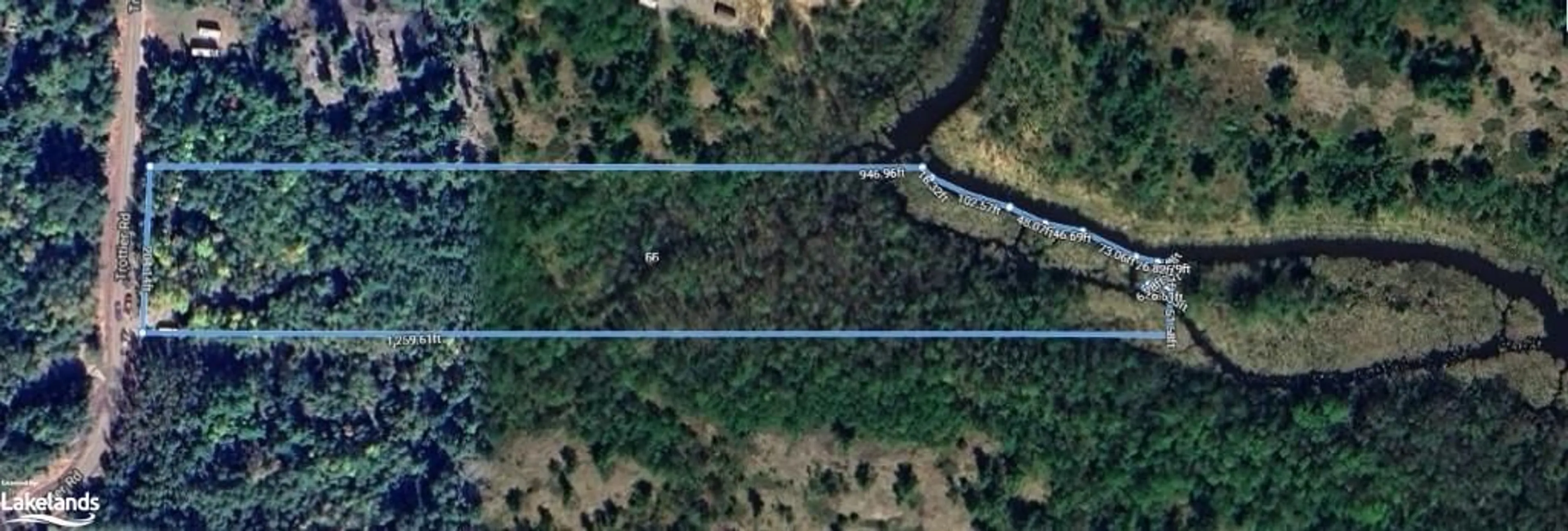Picture of a map for 66 Trottier Rd, Lavigne Ontario P0H 1R0