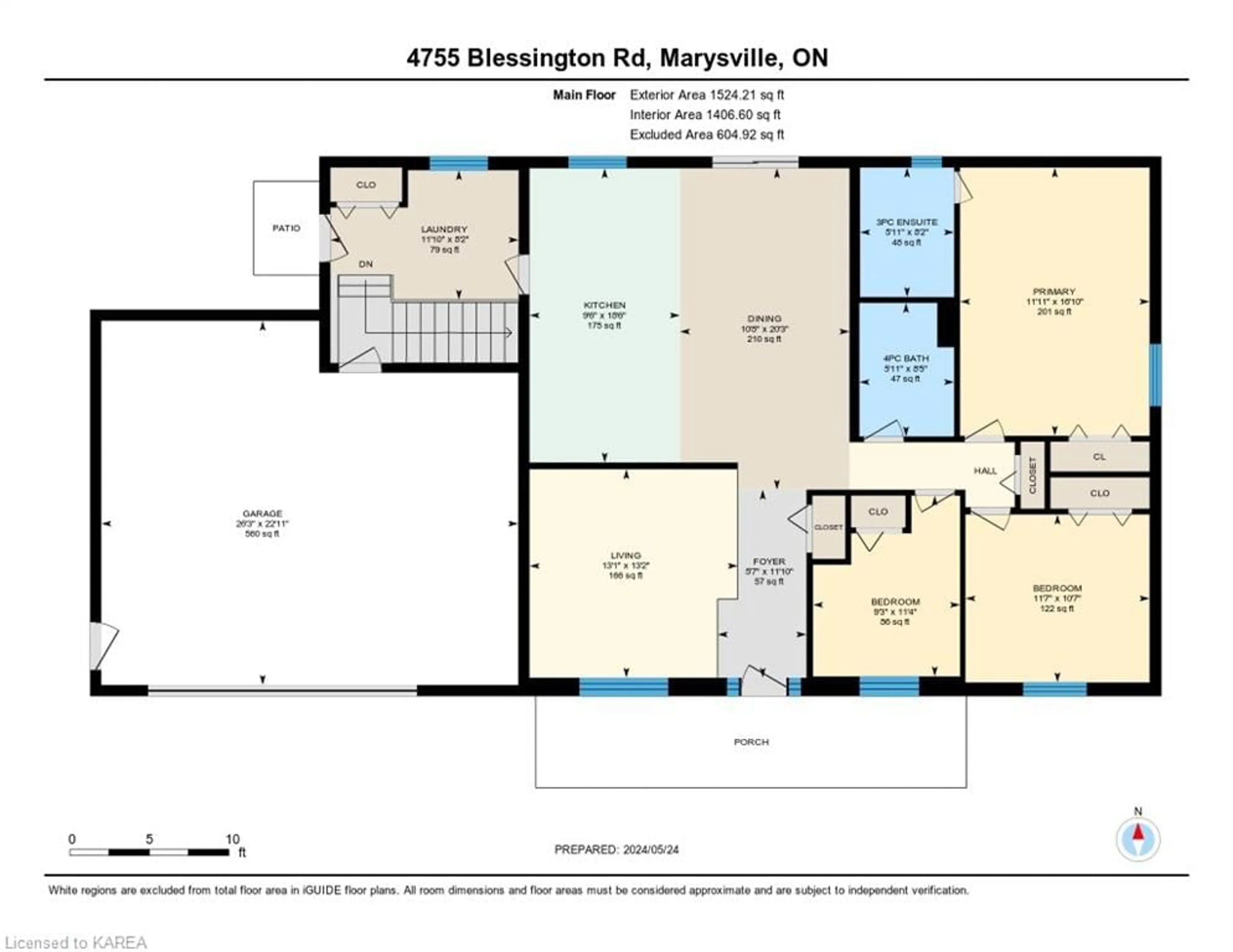 Floor plan for 4755 Blessington Rd, Marysville Ontario K0K 2N0