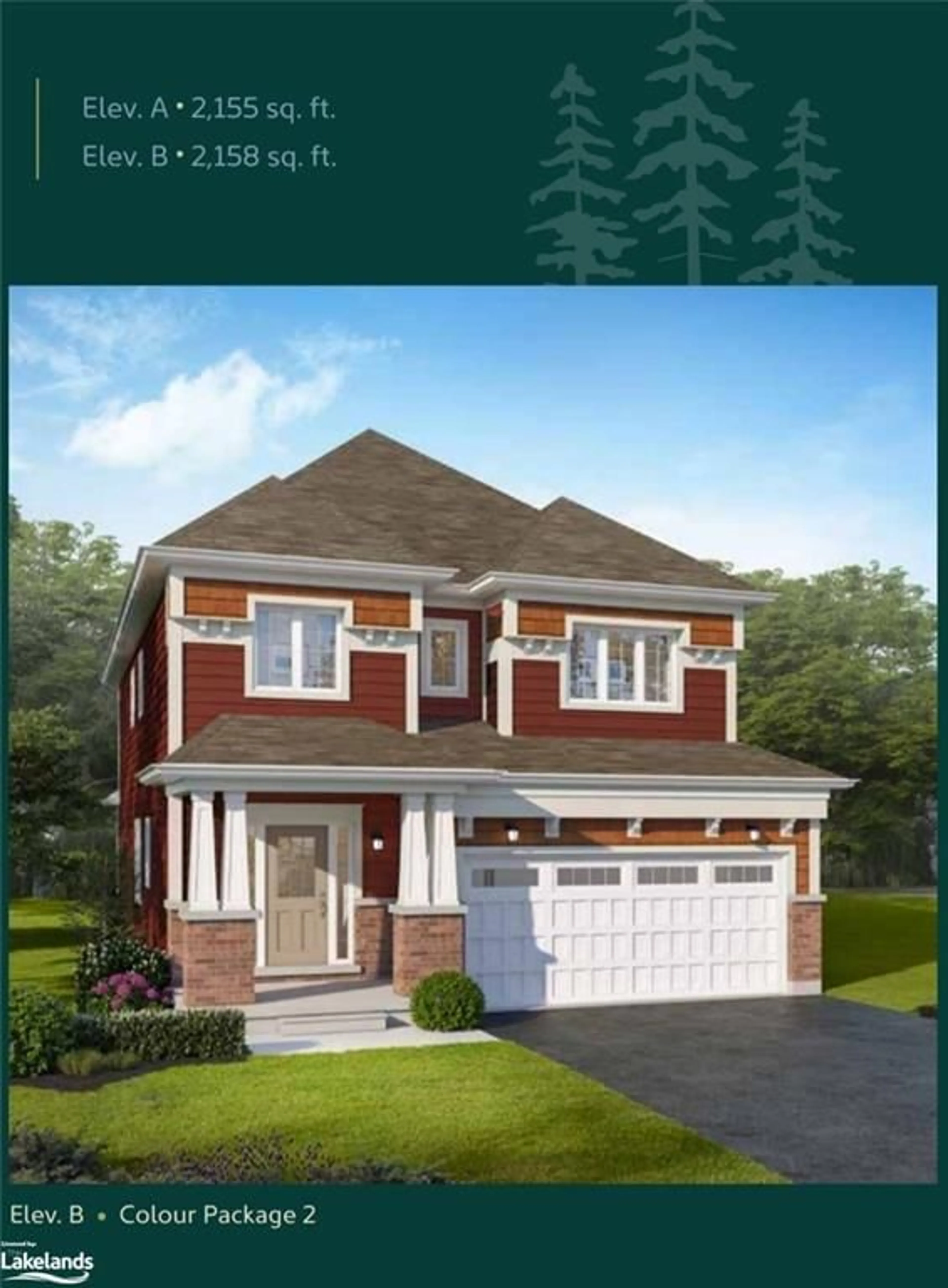 Home with brick exterior material for LOT 31 Beechwood Forest Lane, Gravenhurst Ontario P1P 1A7