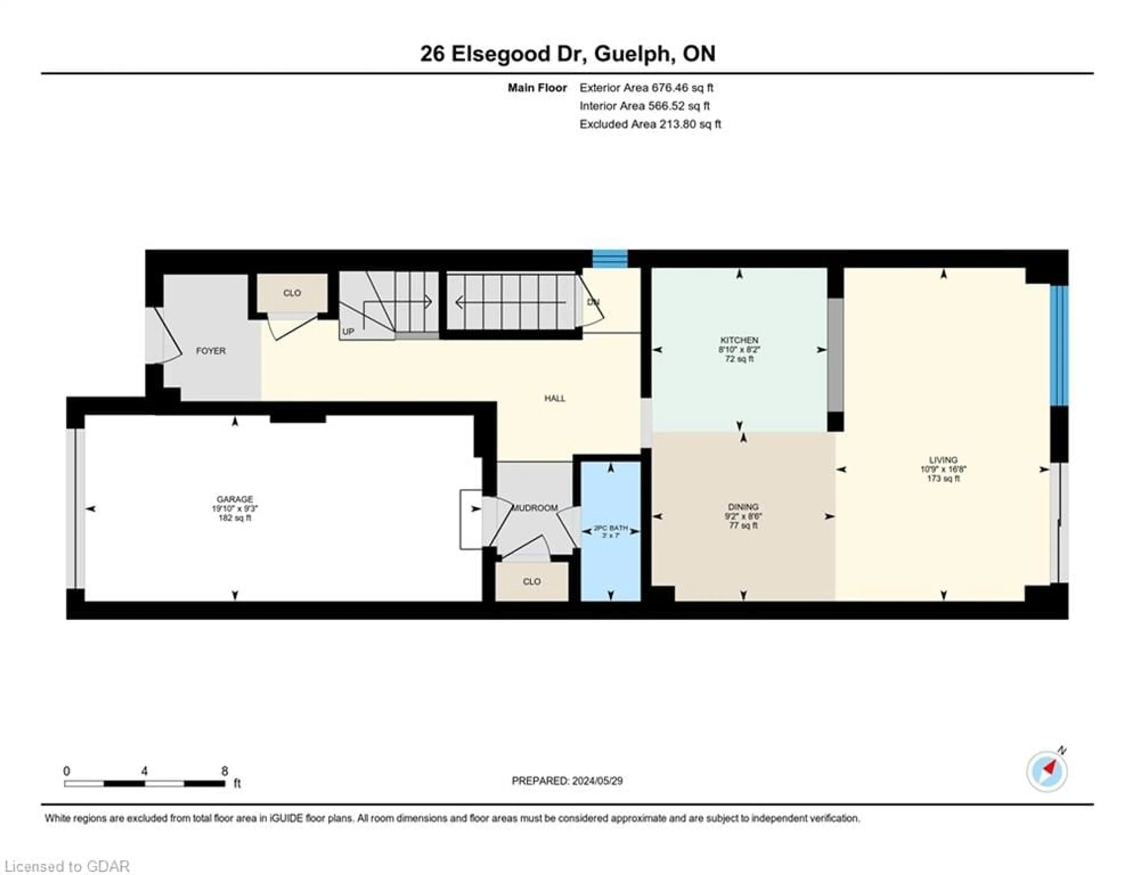 Floor plan for 26 Elsegood Drive, Guelph Ontario N1L 1B3