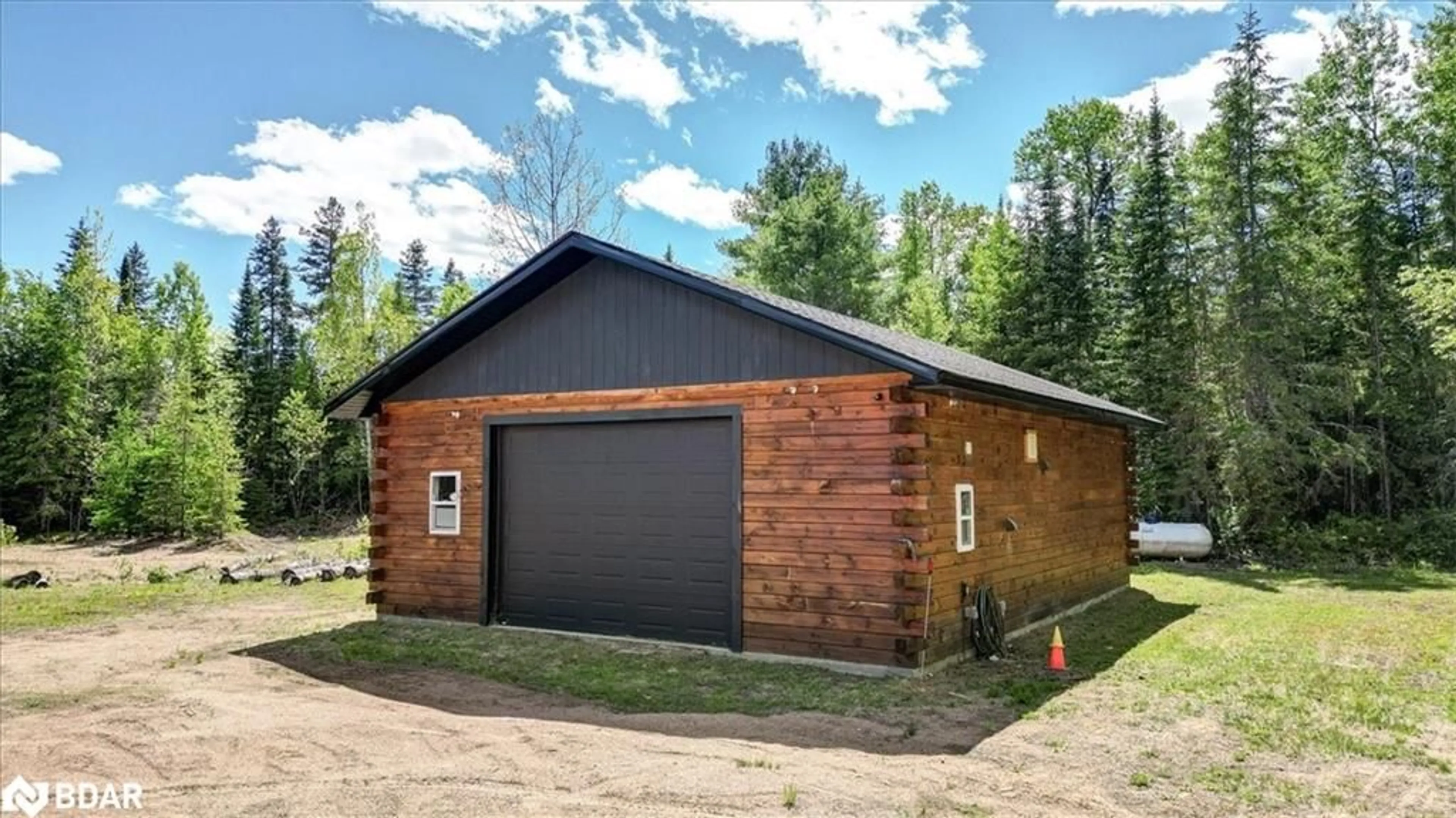 Indoor garage, wood floors for 40 Mountney Rd, Bancroft Ontario K0L 1C0