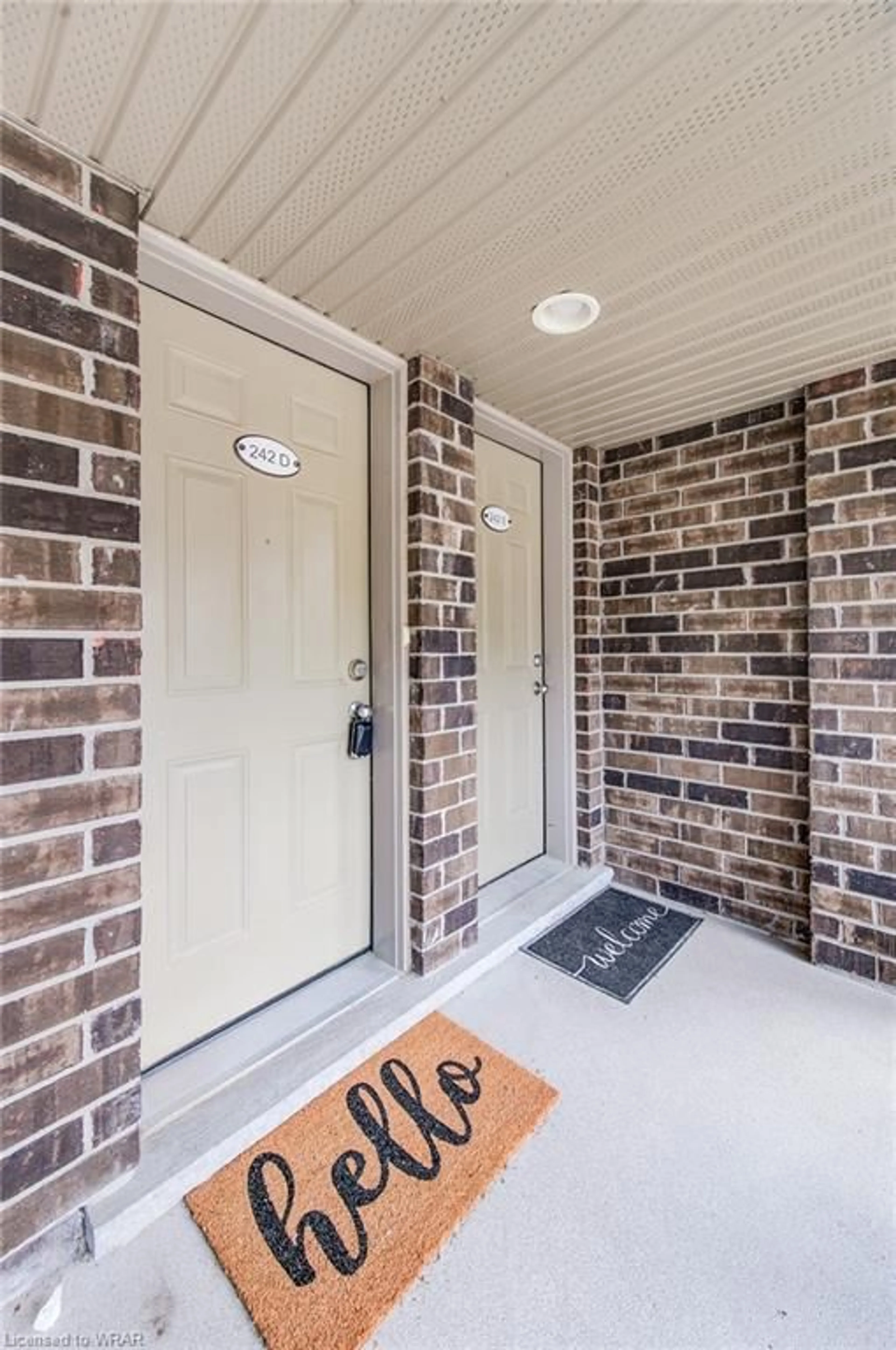 Home with brick exterior material for 242 Rachel Cres #D, Kitchener Ontario N2R 0E1