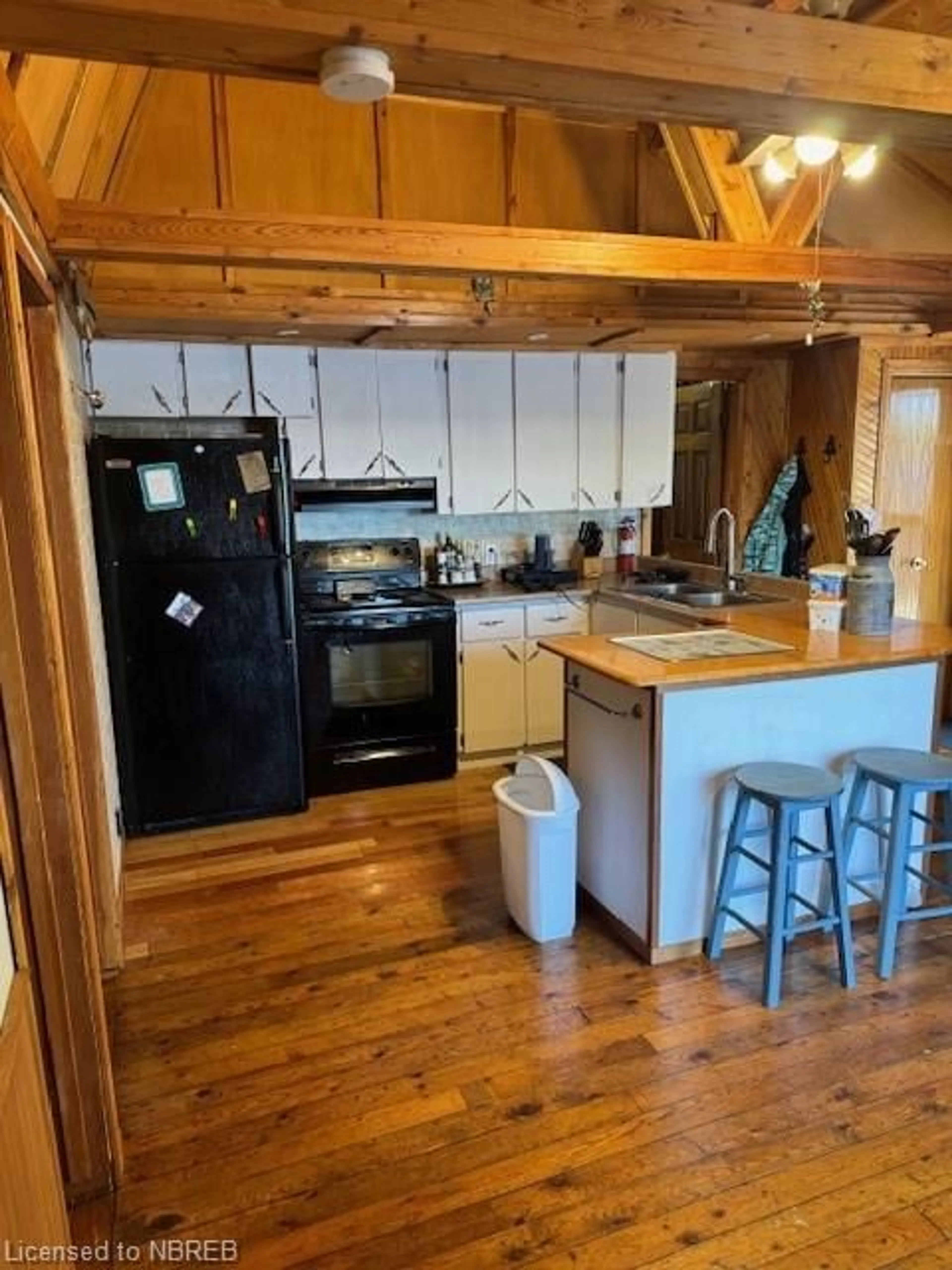 Rustic kitchen for 102 Maskinonge Island, St. Charles Ontario P0M 2W0