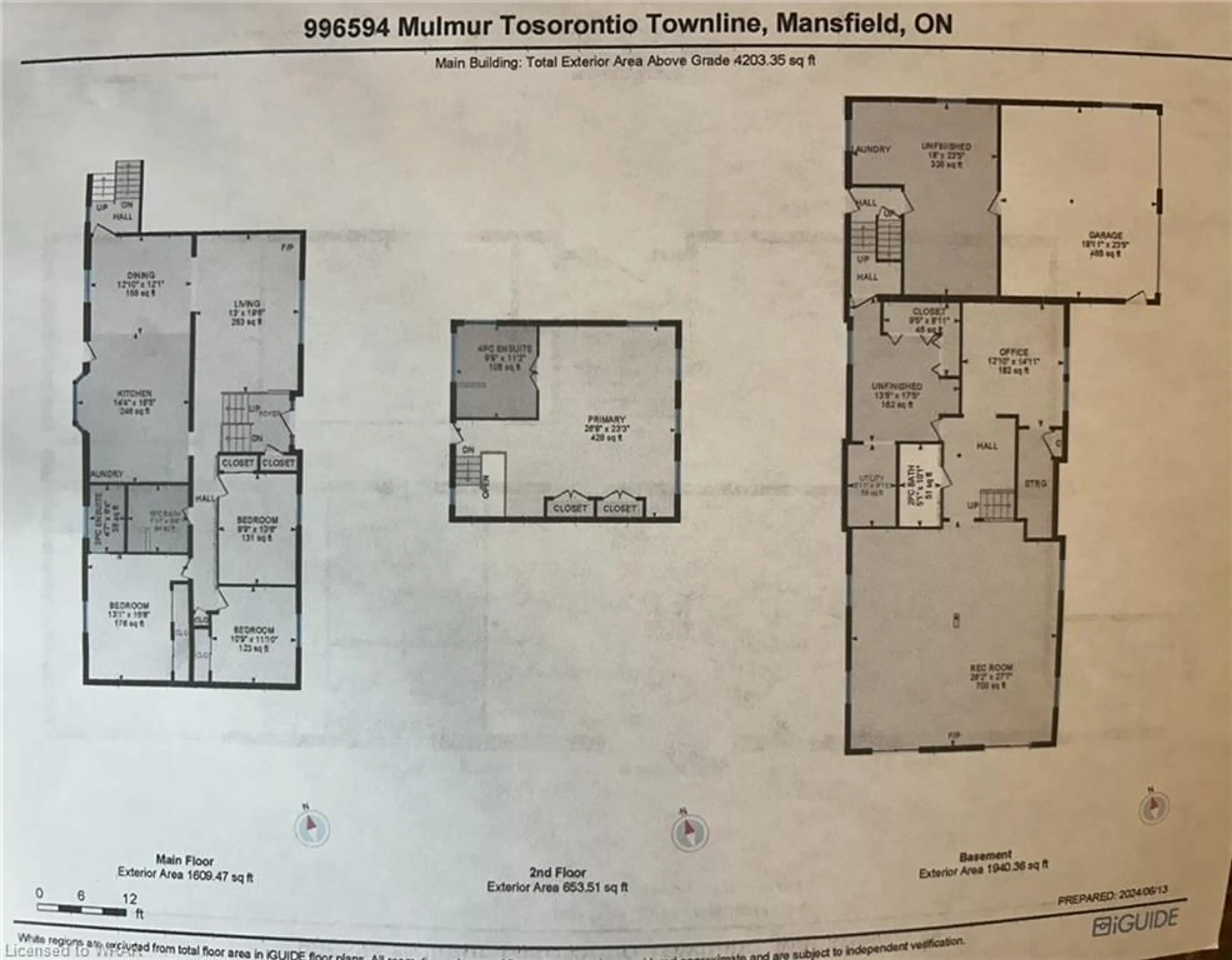 Floor plan for 996594 Mulmur - Tosorontio Sideroad, Mulmur Ontario L9V 0N2